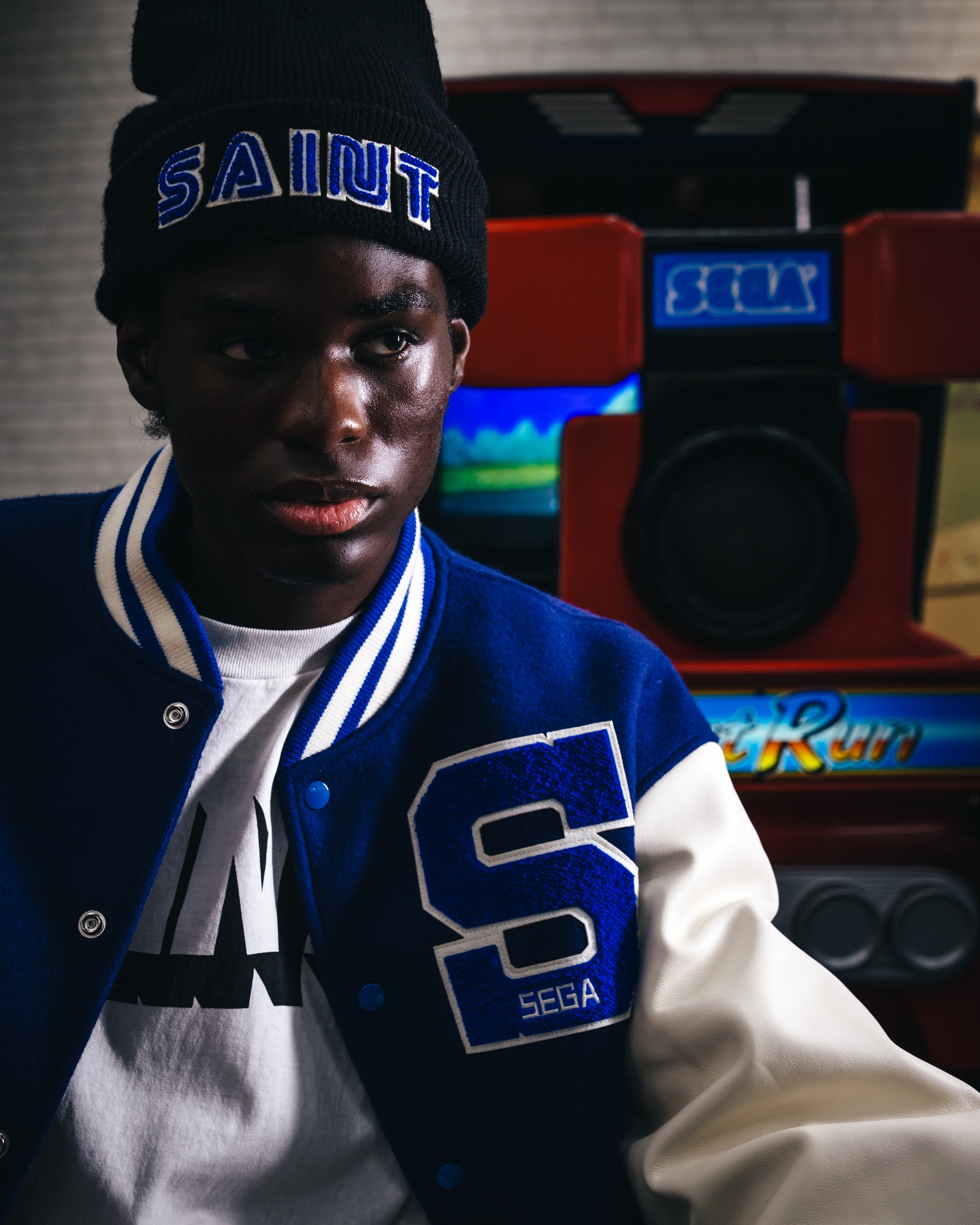 SAINT Mxxxxxx × SEGA KNIT CAP  ' SAINT SEGA ' - COLLABORATION - / Saint Michael