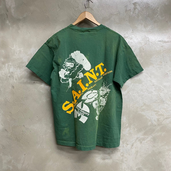 SAINT MICHAEL x SW SHORT SLEEVE T-SHIRTS ' SAINT CLAN ' -COLLABORATION-/ Saint Michael