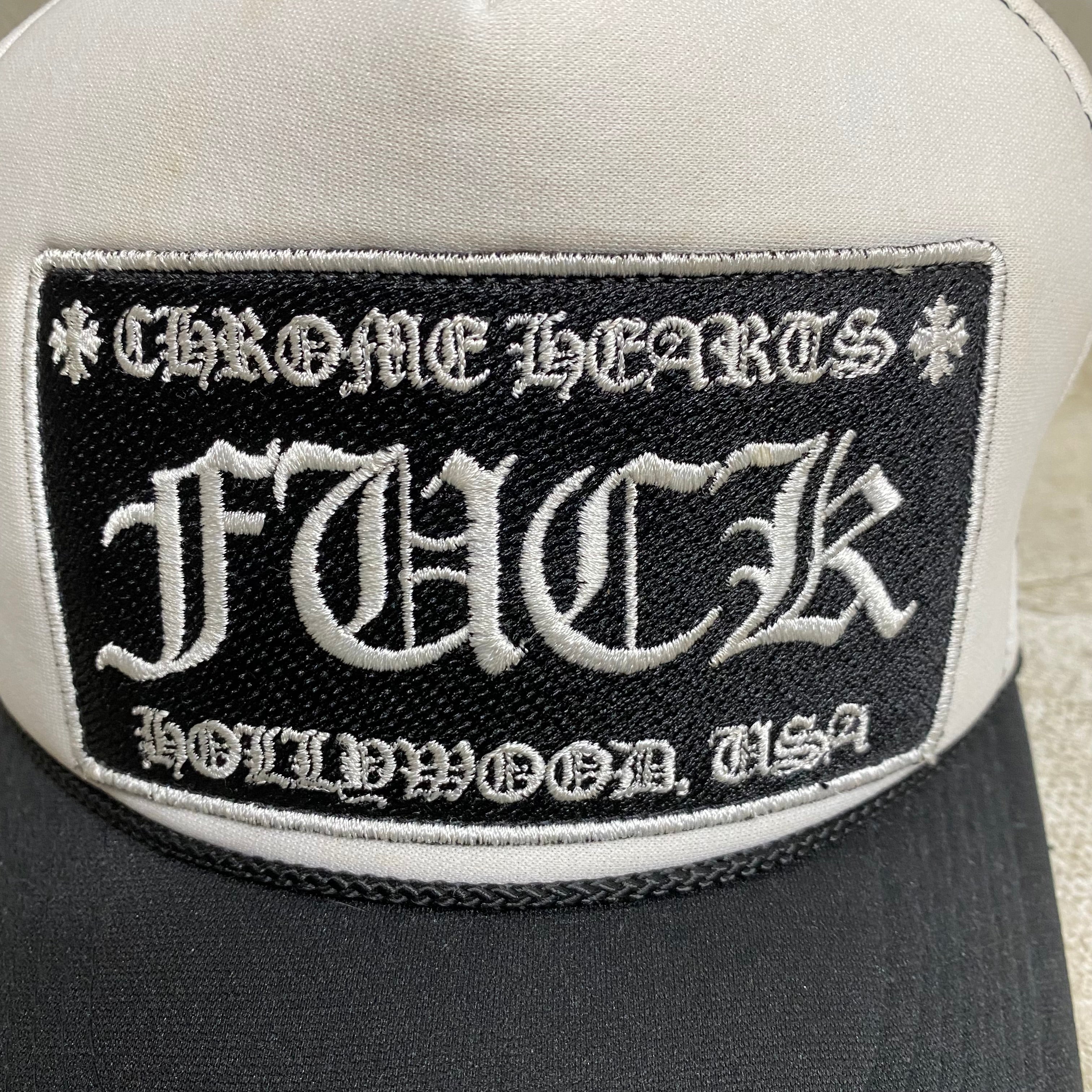 [ USED ] CHROME HEARTS TRUCK CAP ‘ FUCK ‘ / USED STREET