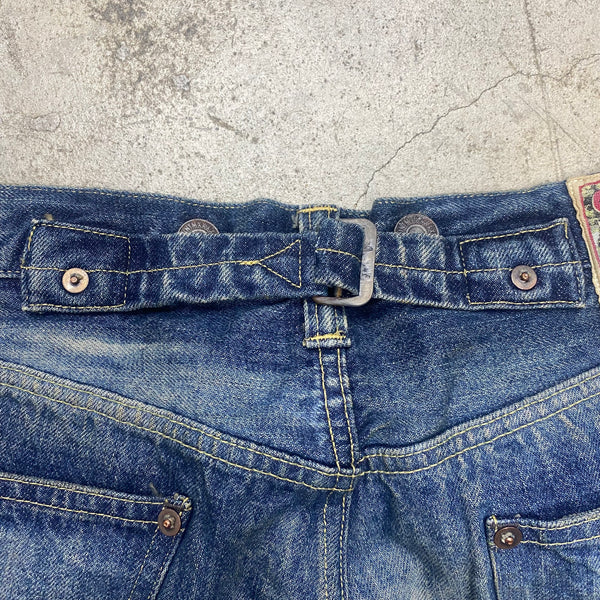 SAINT MICHAEL x BerBerJin DENIM PANTS ' 5POCKET DEMAGE ' -COLLABORATION- / Saint Michael