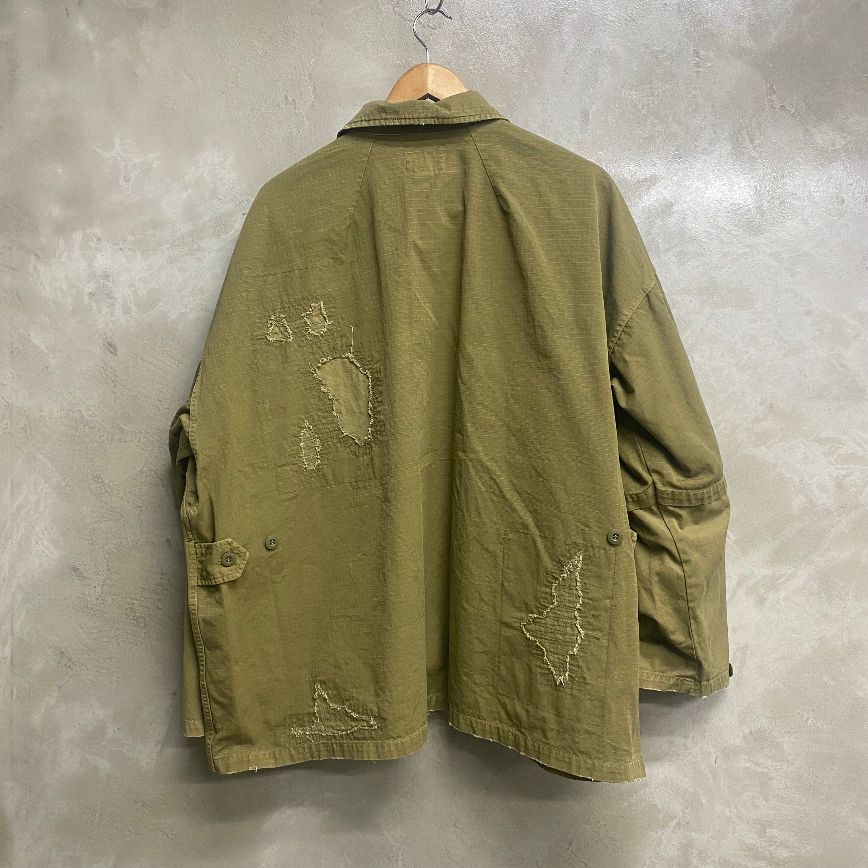 Repaired Ripstop Fatigue Jacket / KAMIYA