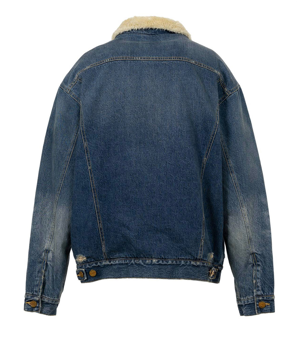 Boa Lining Denim Jacket
 / KAMIYA