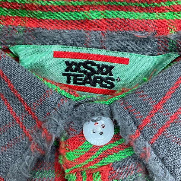 SAINT MICHAEL x DENIM TEARS FLANNEL SHIRT ‘CHECK’-COLLABORATION-/ Saint Michael