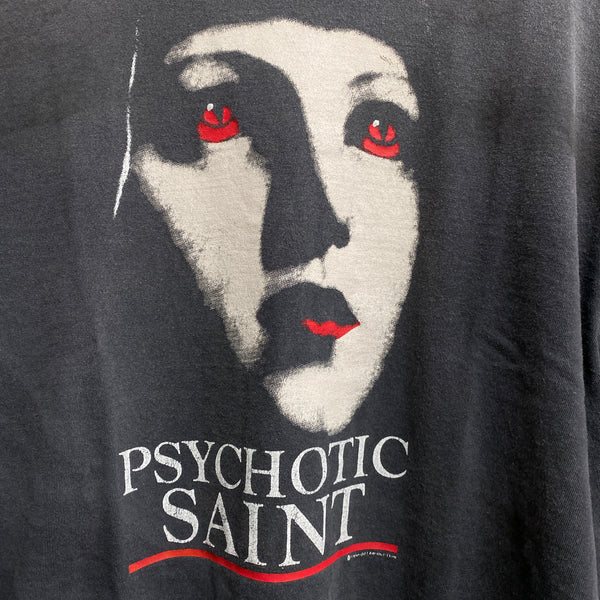 SAINT Mxxxxxx SHORT SLEEVE T-SHIRT ' PSYCHOTIC SNT ' / Saint Michael