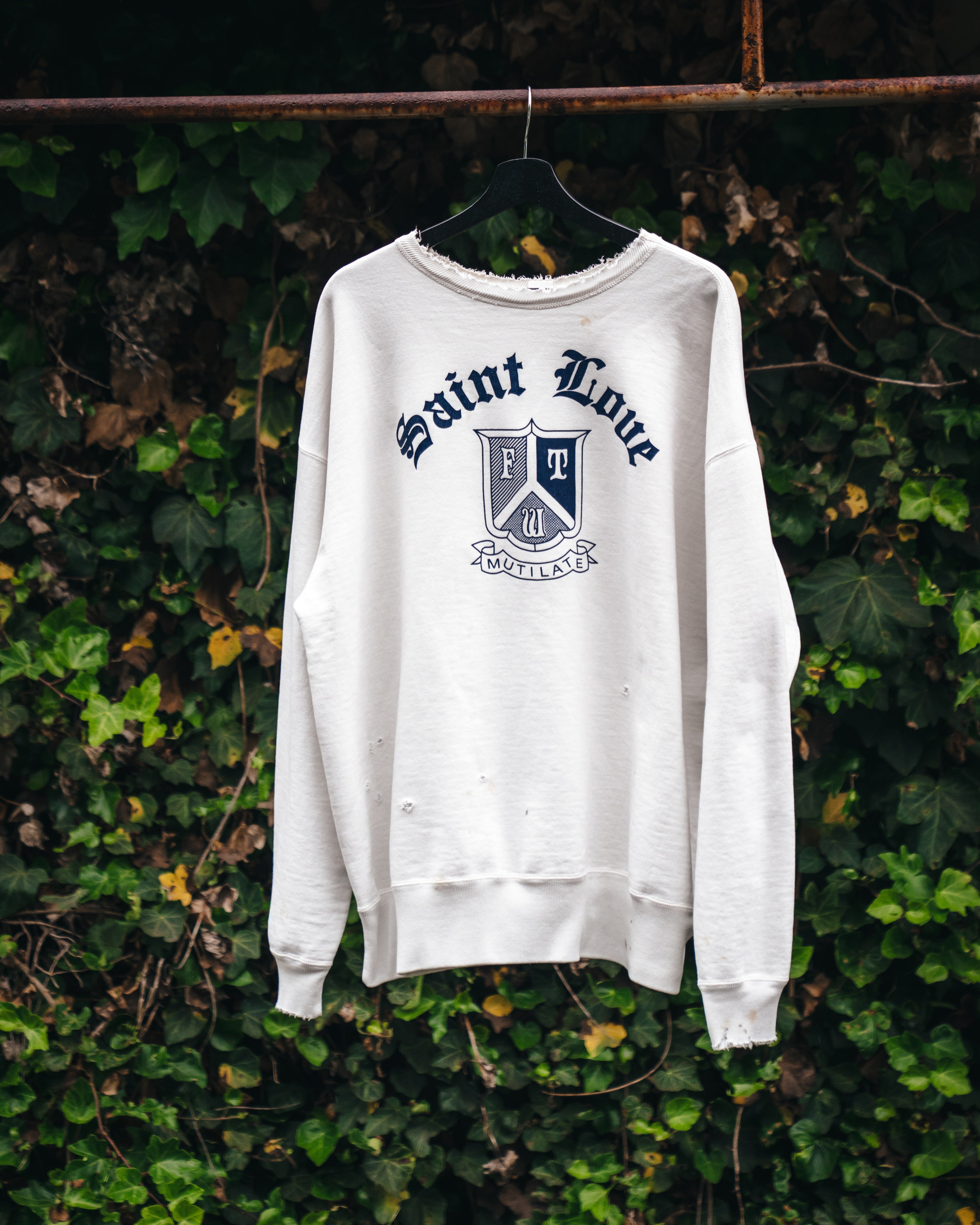SAINT Mxxxxxx CREW NECK SWEAT SHIRTS “ SAINT LOUE “ / Saint Michael