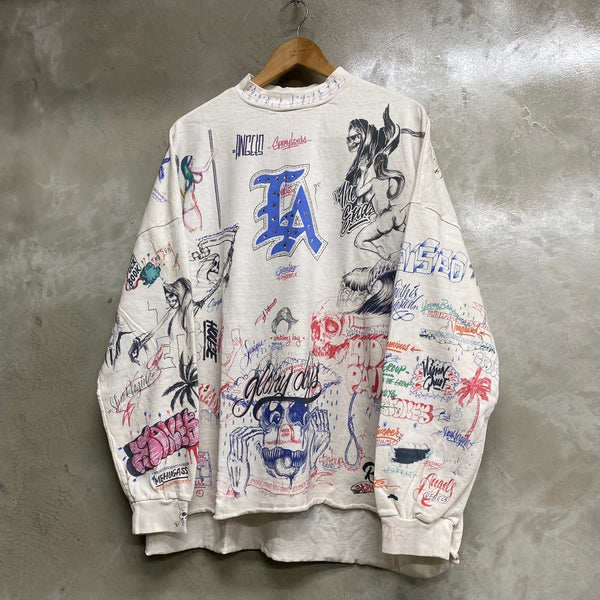 SAINT MICHAEL x BORN X RAISED LONG SLEEVE T-SHIRTS ' LA ' -COLLABORATION- / Saint Michael