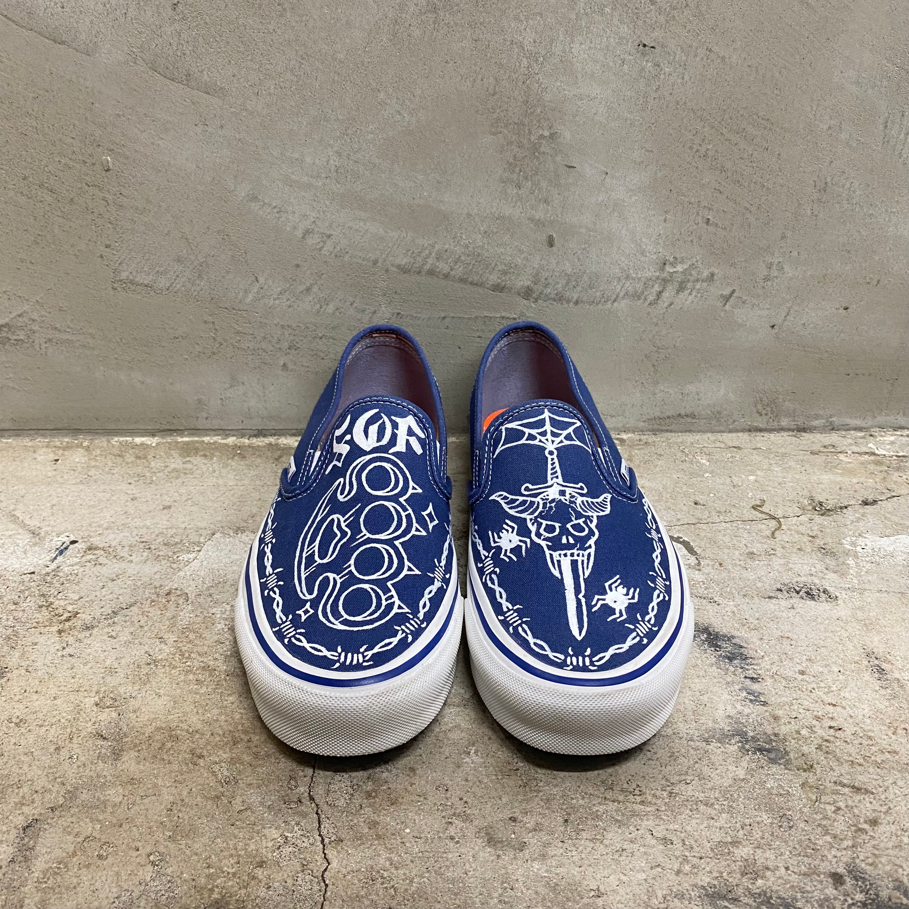 DRAWING SLIP ON 48 DECK ‘ BRASS KNUCKLES ‘ /- SOF × VANS × ANEX-