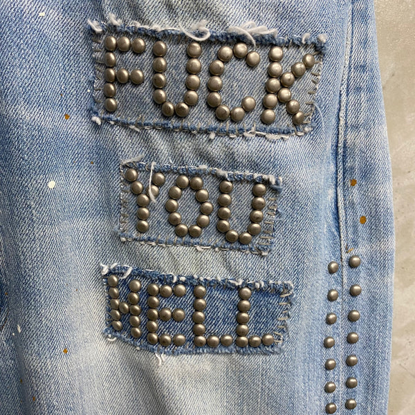 [ ONLY ONE ! ] FAMOUSZ 1890-501 LEVIES VINTAGE CLOTHING CUSTOM DENIM  / FAMOUZ