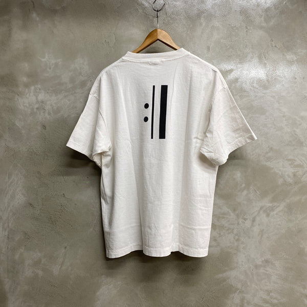 SAINT Mxxxxxx x EVANGELION x GEEKS RULE SHORT SLEEVE T-SHIRT ' WHITE ' -COLLABORATION- / Saint Michael