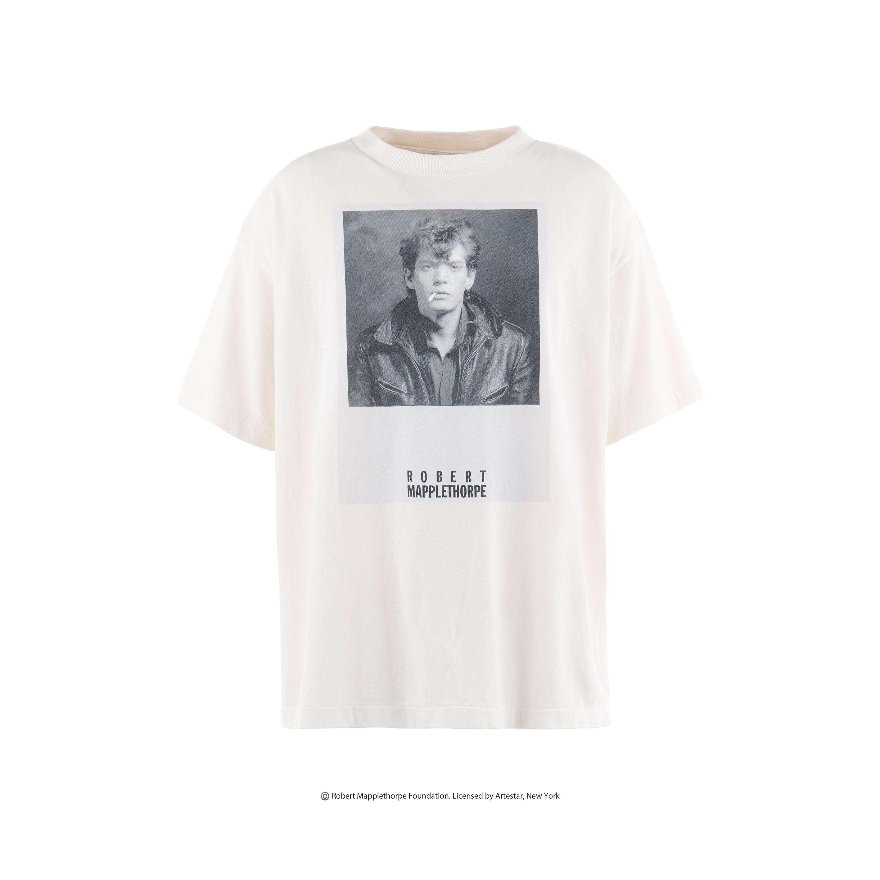 SAINT Mxxxxxx x Robert Mapplethorpe SHORT SLEEVE T-SHIRT ' PORTRAIT ' -COLLABORATION- / Saint Michael