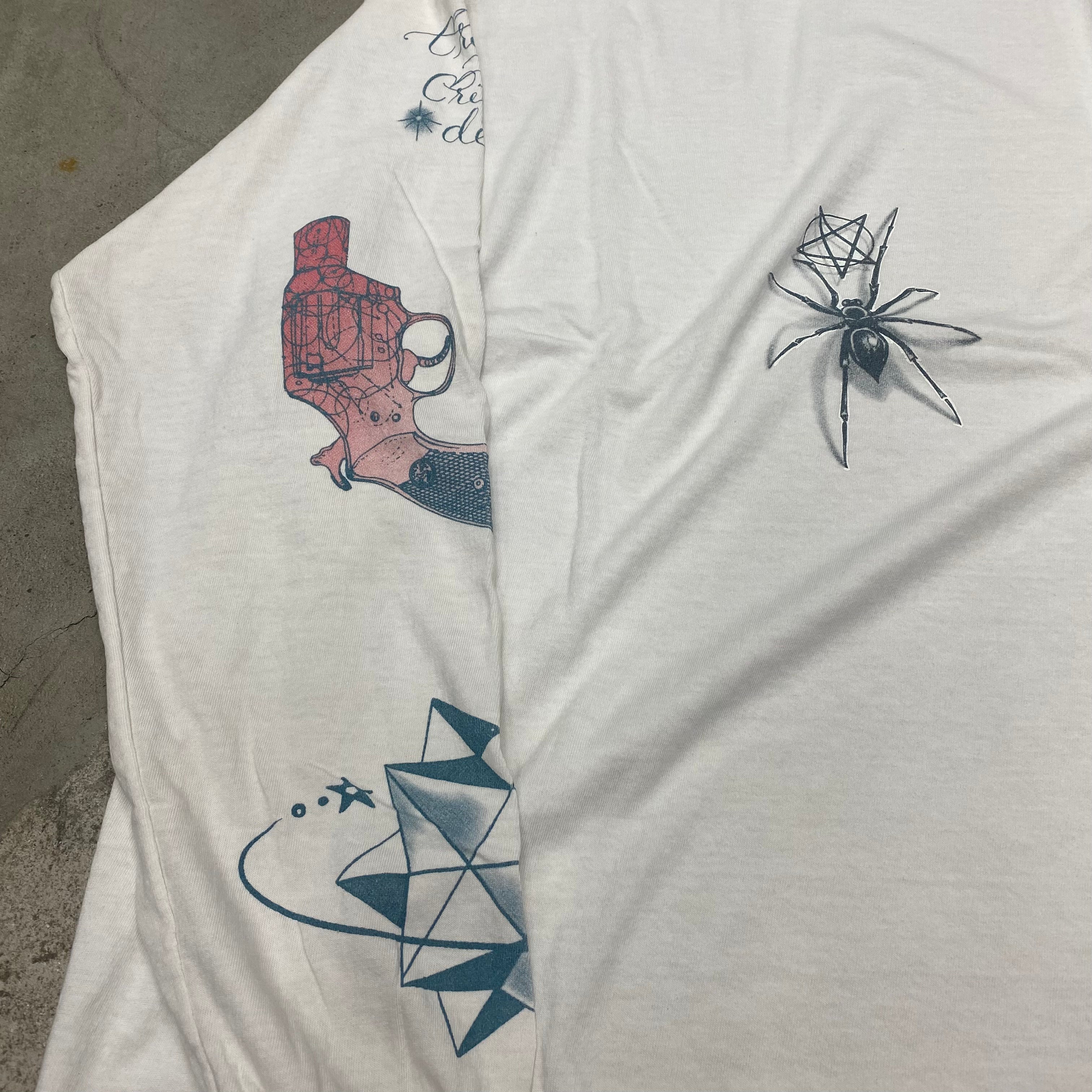 SAINT Mxxxxxx × Dr Woo LONG SLEEVE T-SHIRTS ' TATTOO  ' - COLLABORATION - / Saint Michael