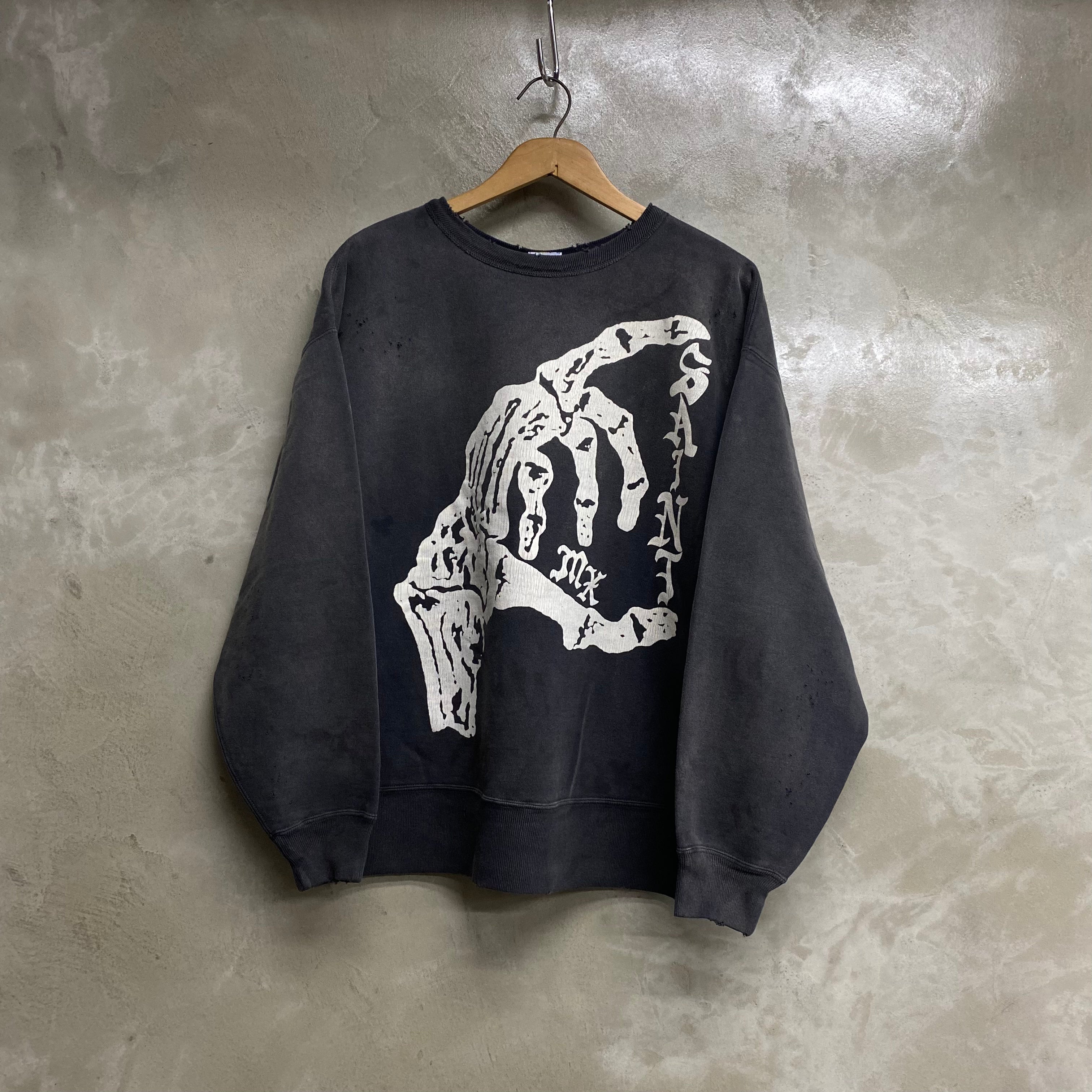 SAINT Mxxxxxx CREW NECK SWEAT SHIRTS ' BONE SAINT ' / Saint Michael