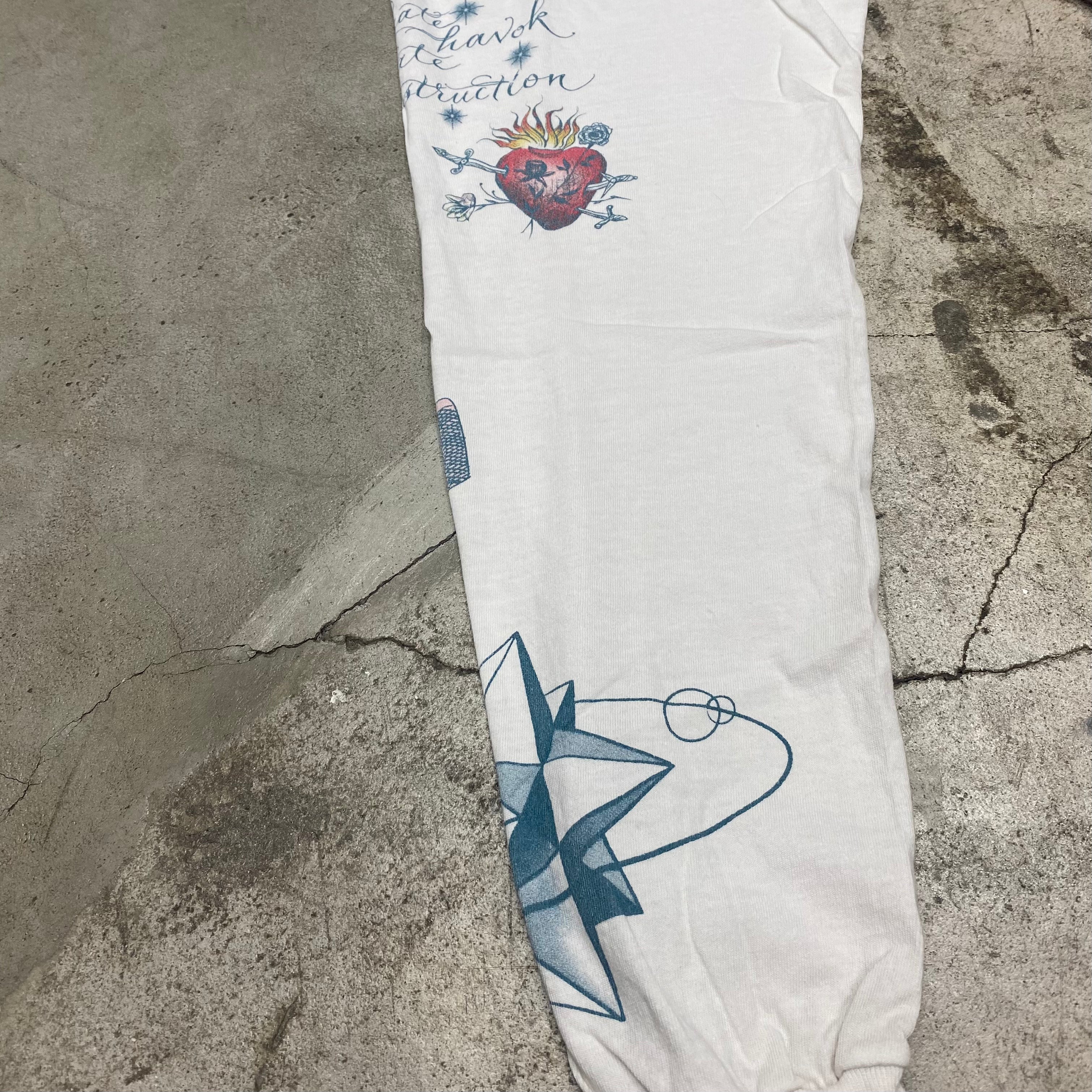 SAINT Mxxxxxx × Dr Woo LONG SLEEVE T-SHIRTS ' TATTOO  ' - COLLABORATION - / Saint Michael