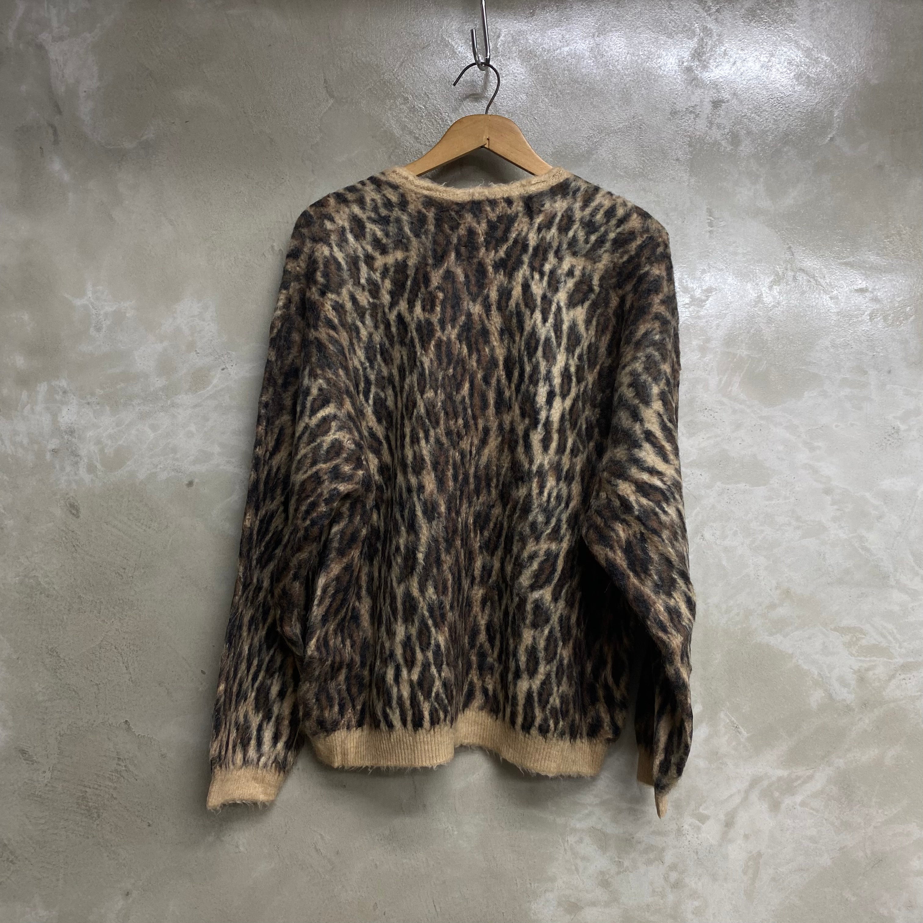 SAINT Mxxxxxx MOHAIR CARDIGAN ' LEOPARD ' / Saint Michael