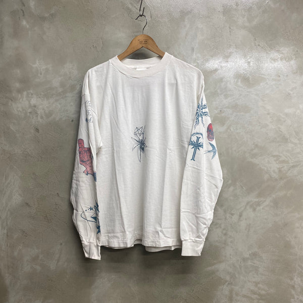 SAINT Mxxxxxx × Dr Woo LONG SLEEVE T-SHIRTS ' TATTOO  ' - COLLABORATION - / Saint Michael