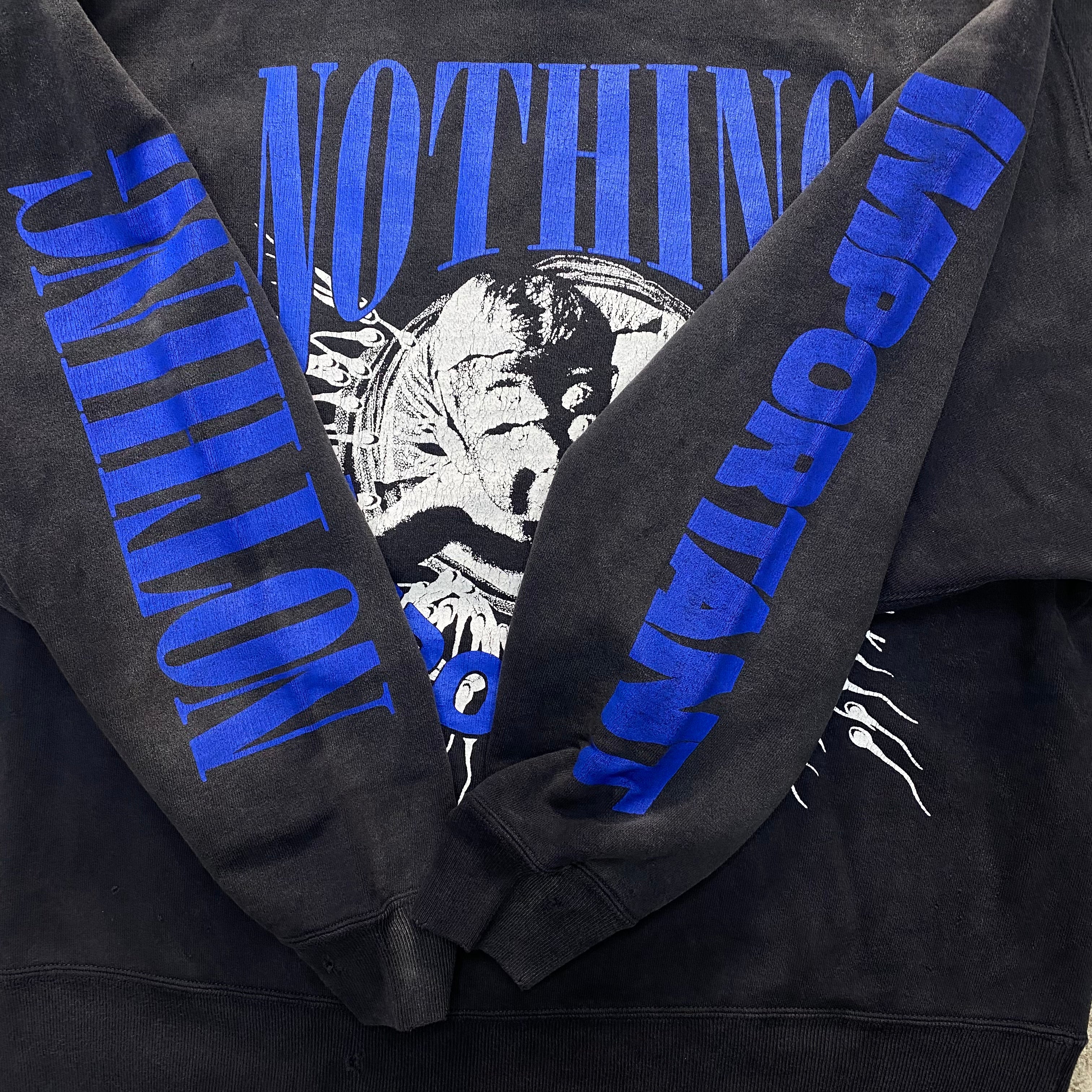 SAINT Mxxxxxx X Kosuke Kwamura SWEAT SHIRTS ' NOTHNG IMP ' -COLLABORATION- / Saint Michael