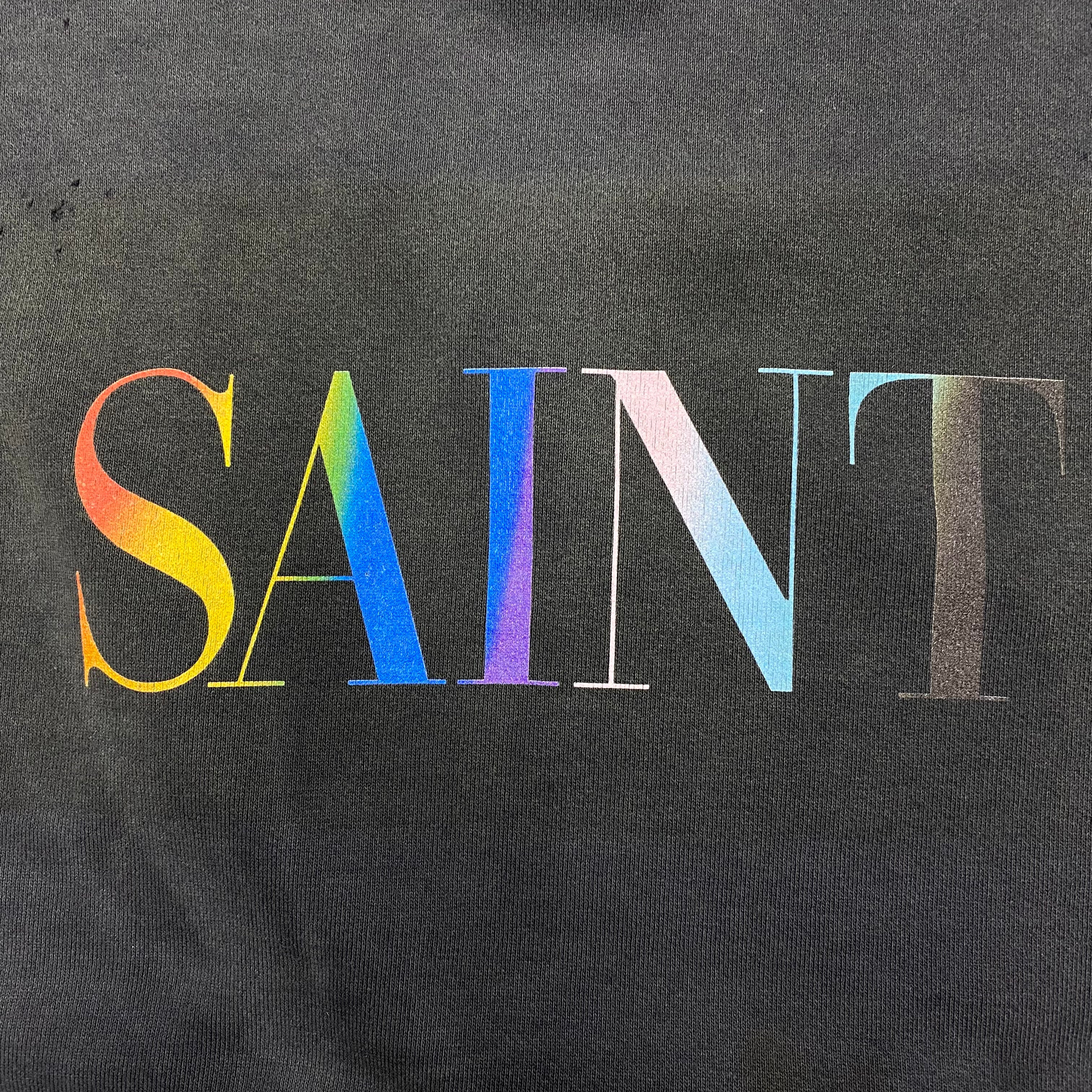 ［ FINAL ONE ! ］SAINT Mxxxxxx CREW NECK SWEAT SHIRTS ' RAINBOW SNT ' / Saint Michael