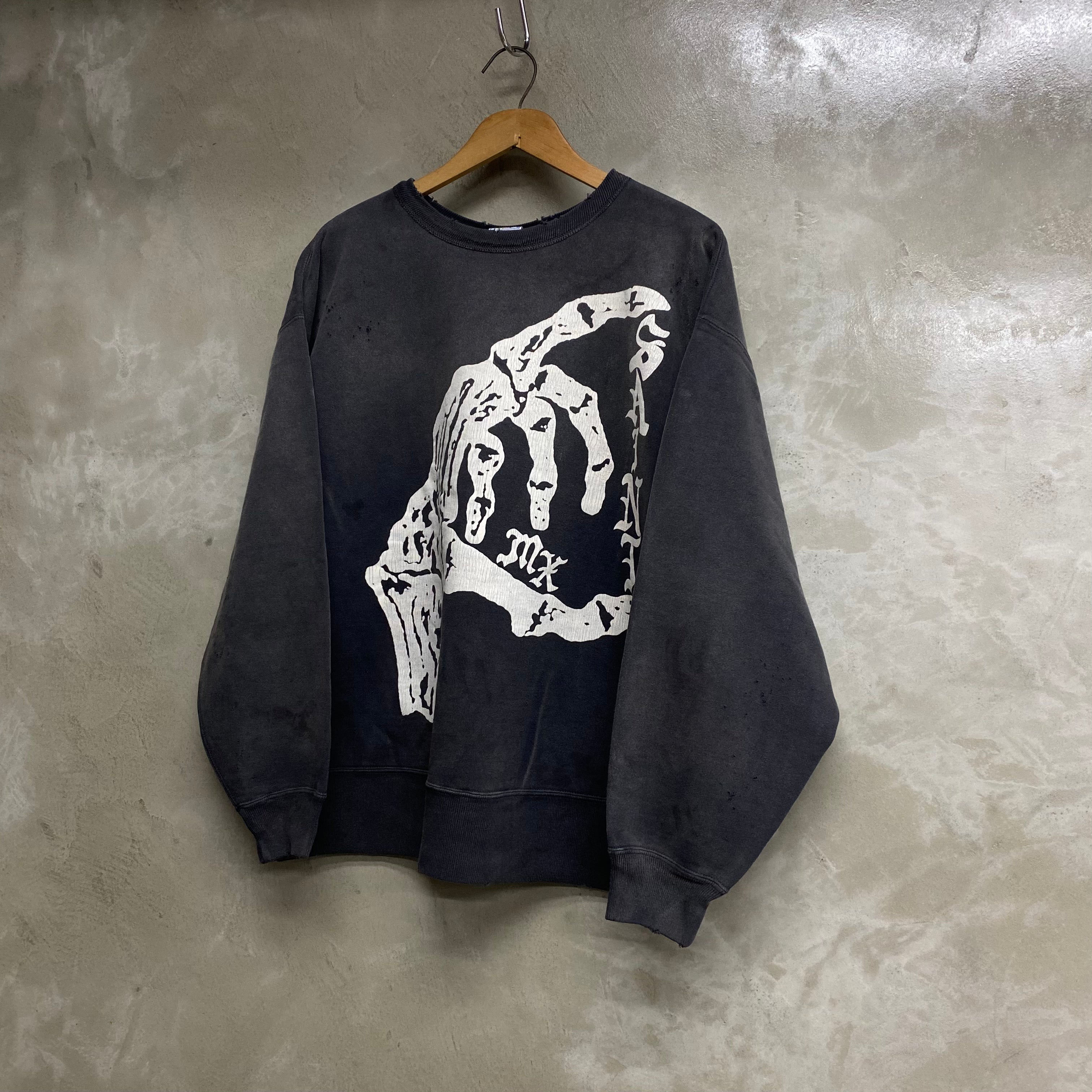 SAINT Mxxxxxx CREW NECK SWEAT SHIRTS ' BONE SAINT ' / Saint Michael