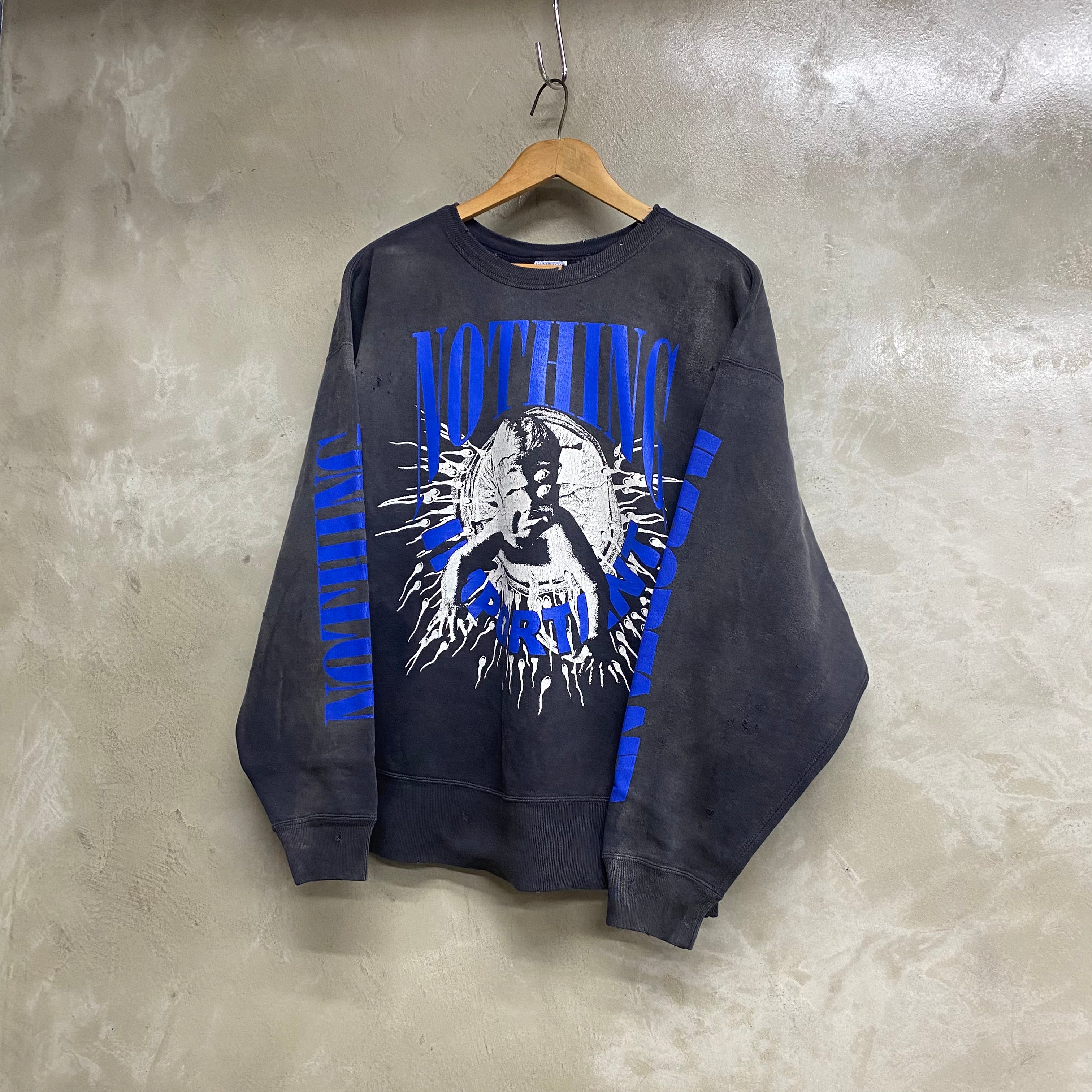 ［ FINAL ONE ! ］SAINT Mxxxxxx X Kosuke Kwamura SWEAT SHIRTS ' NOTHNG IMP ' -COLLABORATION- / Saint Michael