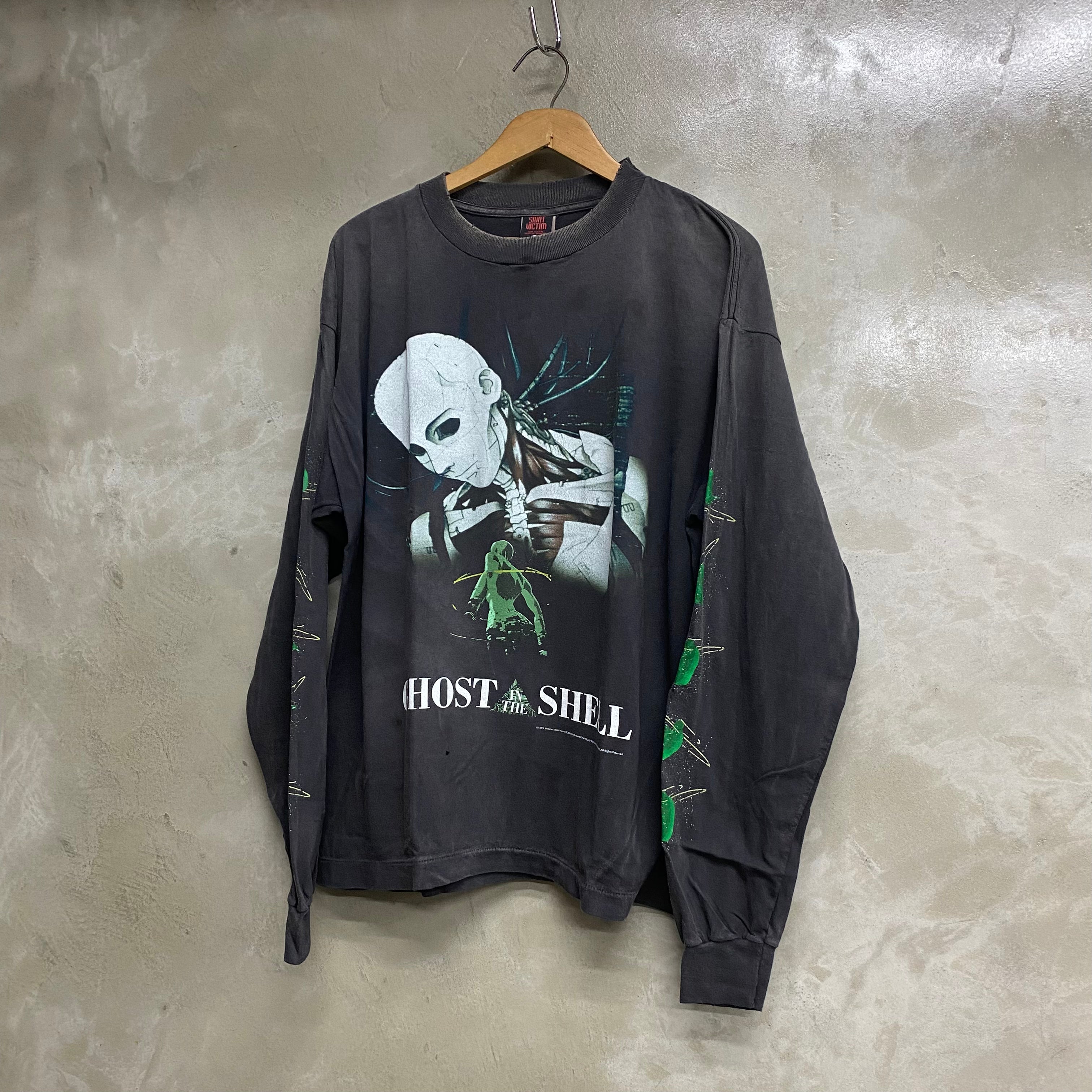 SAINT Mxxxxxx x GHOST IN THE SHELL LONG SLEEVE SHIRTS ' GITS ' -COLLABORATION-/ Saint Michael