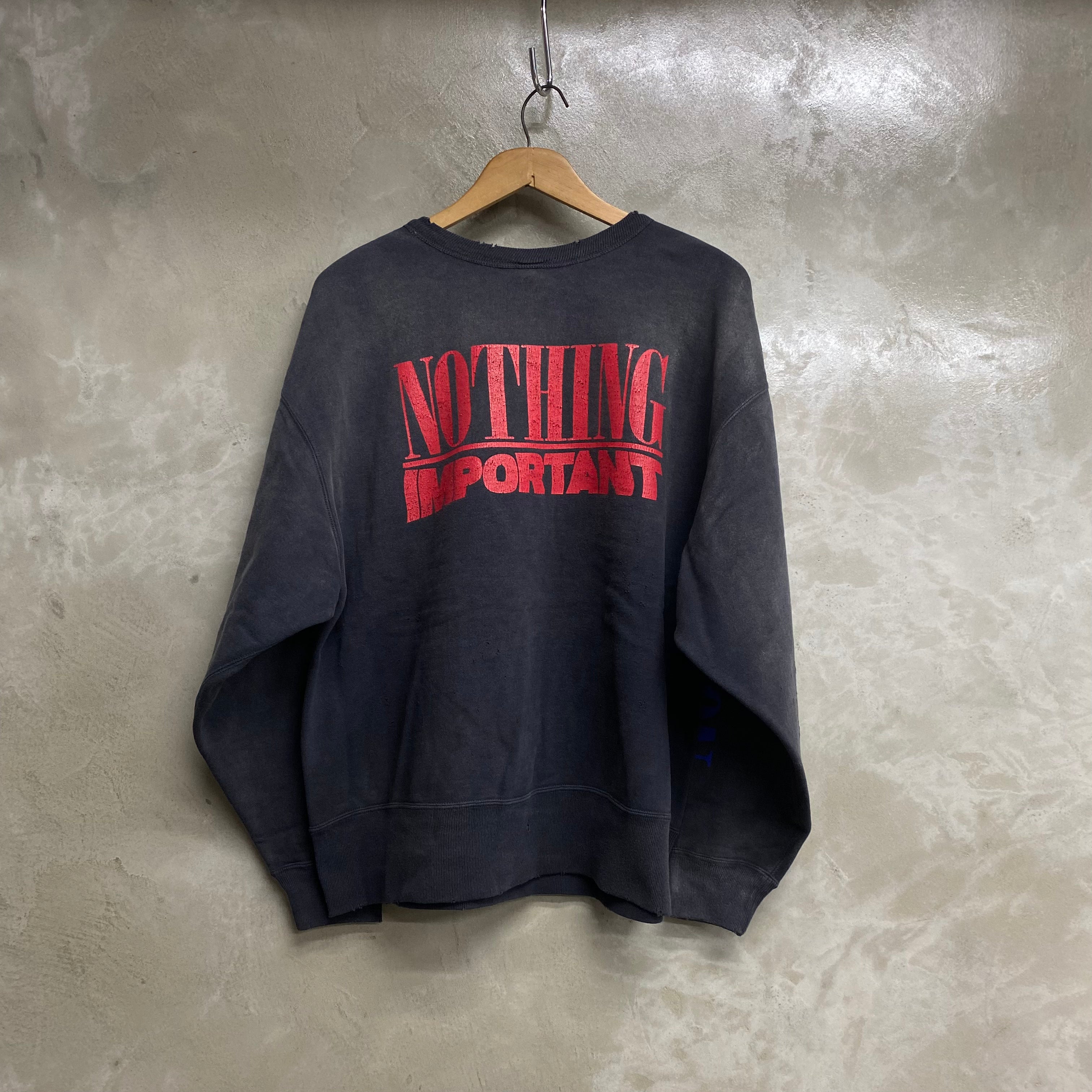 SAINT Mxxxxxx X Kosuke Kwamura SWEAT SHIRTS ' NOTHNG IMP ' -COLLABORATION- / Saint Michael