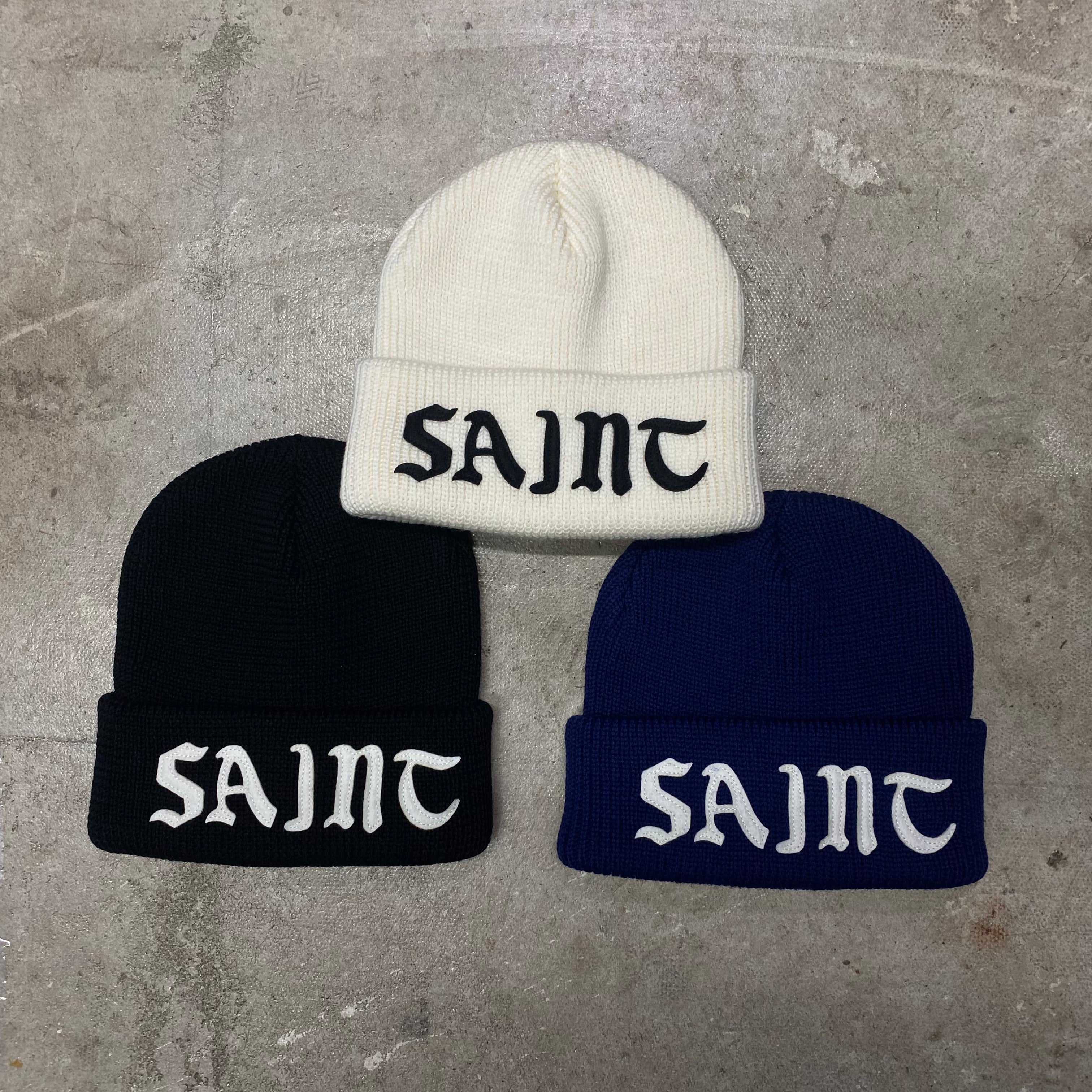 SAINT Mxxxxxx KNIT CAP ' SAINT ' / Saint Michael