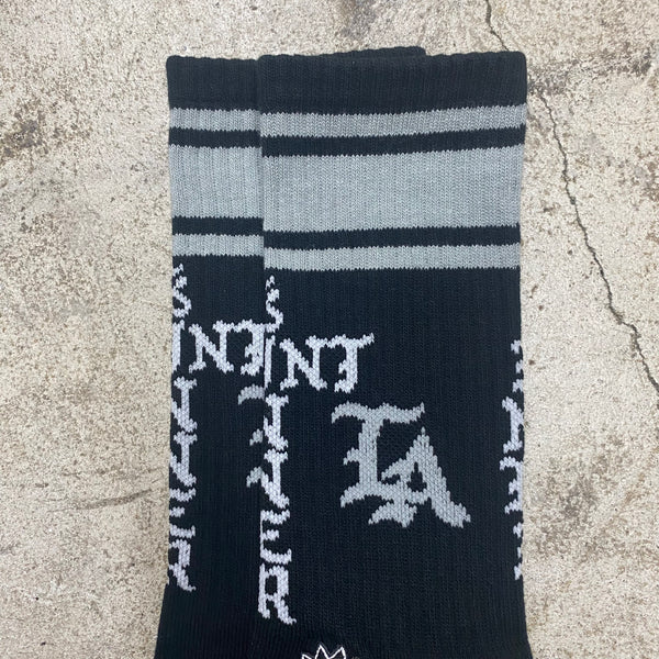 SAINT MICHAEL x BORN X RAISED SOCKS ' ST SINNER ' -COLLABORATION- / Saint Michael