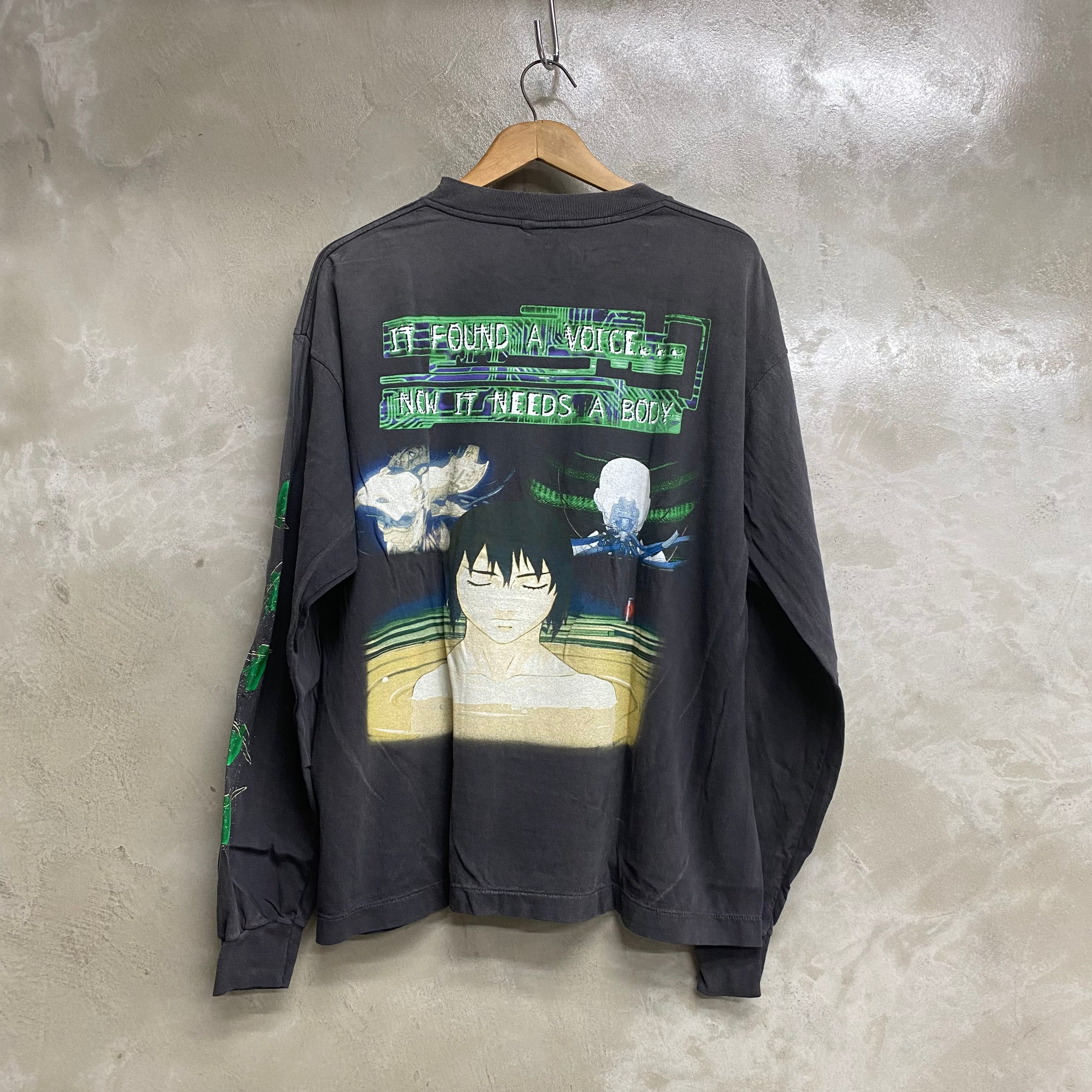 SAINT Mxxxxxx x GHOST IN THE SHELL LONG SLEEVE SHIRTS ' GITS ' -COLLABORATION-/ Saint Michael