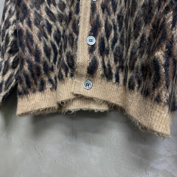 SAINT Mxxxxxx MOHAIR CARDIGAN ' LEOPARD ' / Saint Michael