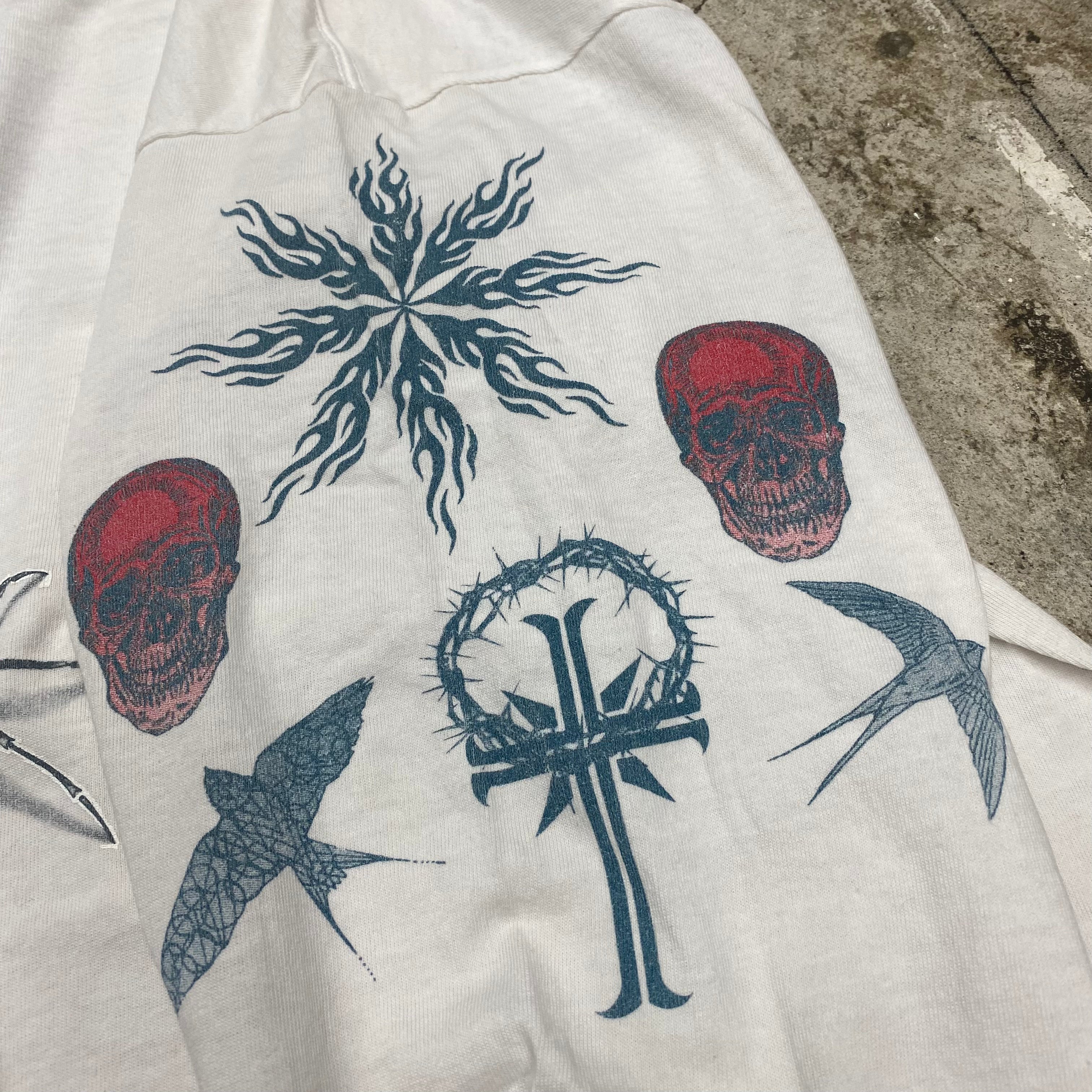 SAINT Mxxxxxx × Dr Woo LONG SLEEVE T-SHIRTS ' TATTOO  ' - COLLABORATION - / Saint Michael