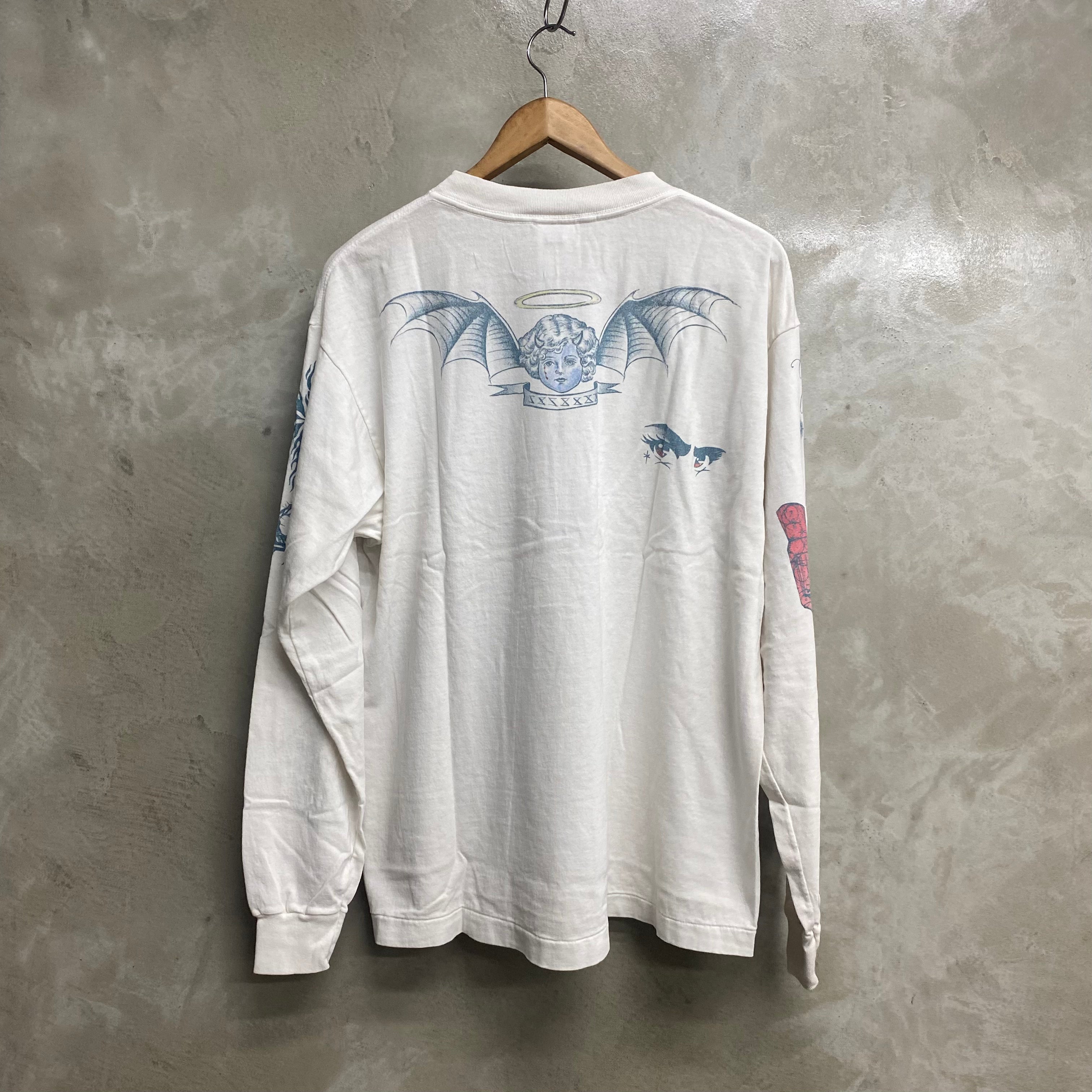 SAINT Mxxxxxx × Dr Woo LONG SLEEVE T-SHIRTS ' TATTOO  ' - COLLABORATION - / Saint Michael