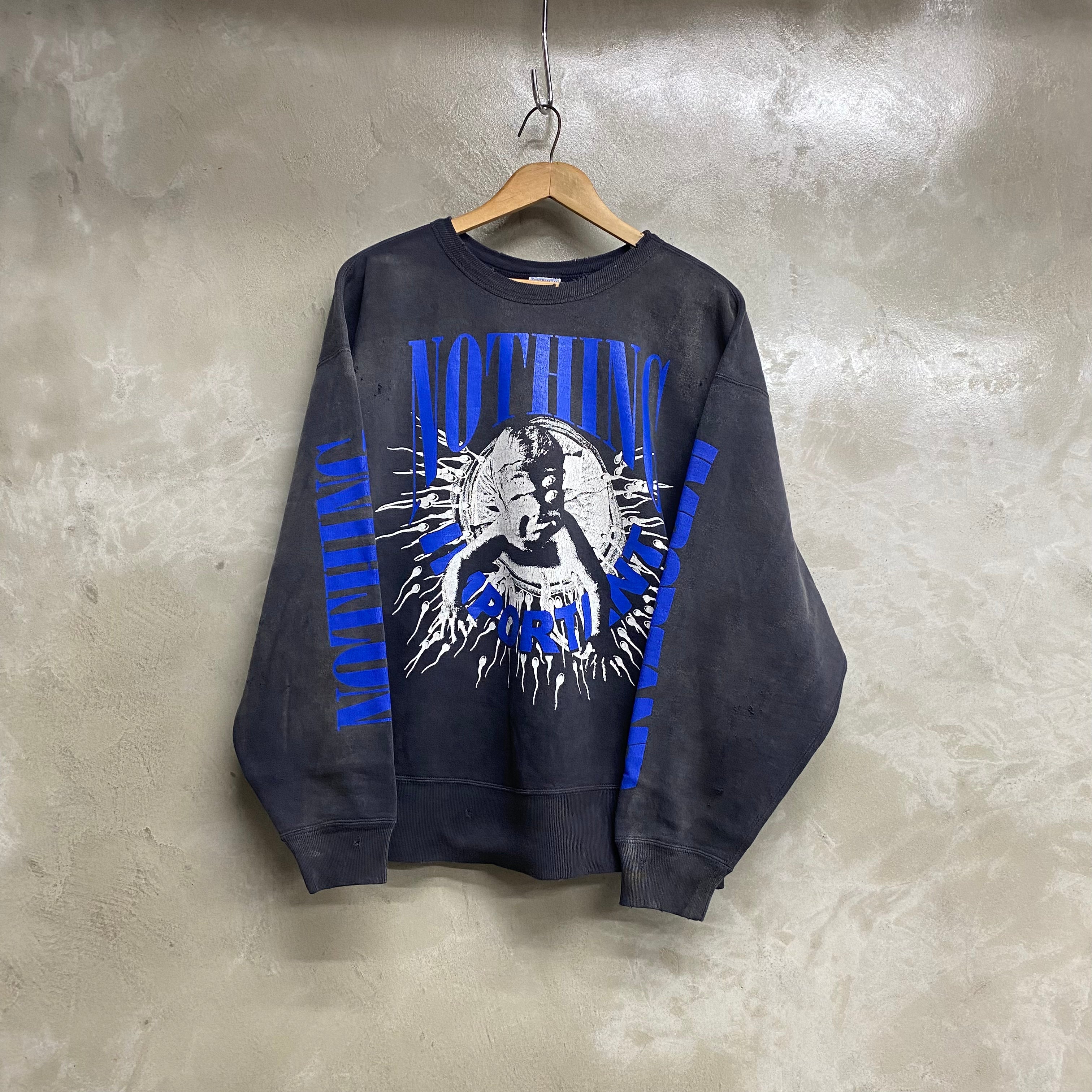 SAINT Mxxxxxx X Kosuke Kwamura SWEAT SHIRTS ' NOTHNG IMP ' -COLLABORATION- / Saint Michael