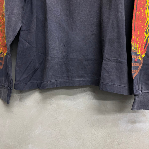SAINT Mxxxxxx  LONG SLEEVE SHIRTS ' LIVE IN HELL ' / Saint Michael