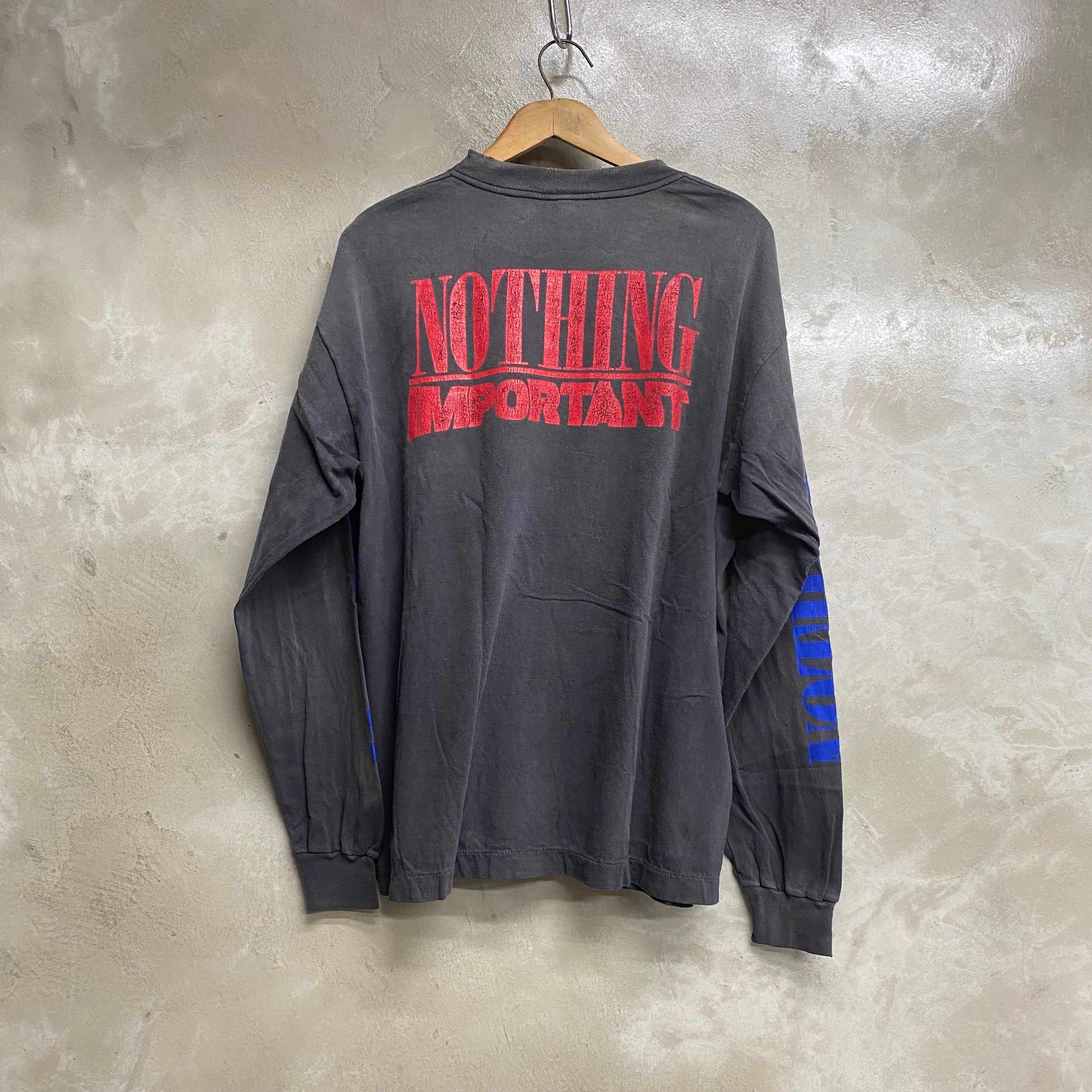 SAINT Mxxxxxx × Kosuke Kawamura LONG SLEEVE T-SHIRTS ' NOTHING IMP ' - COLLABORATION - / Saint Michael