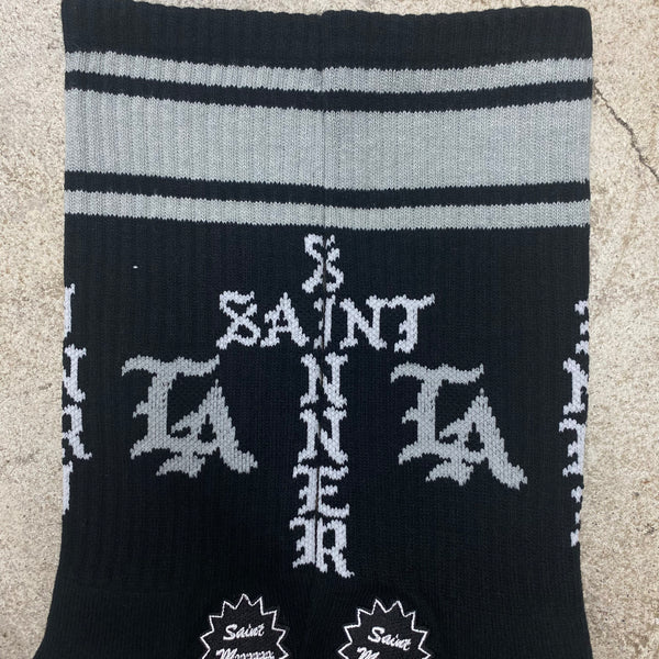 SAINT MICHAEL x BORN X RAISED SOCKS ' ST SINNER ' -COLLABORATION- / Saint Michael