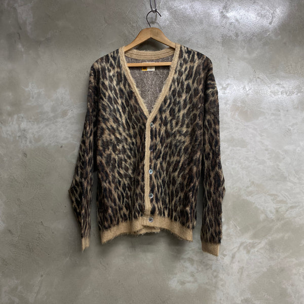 SAINT Mxxxxxx MOHAIR CARDIGAN ' LEOPARD ' / Saint Michael