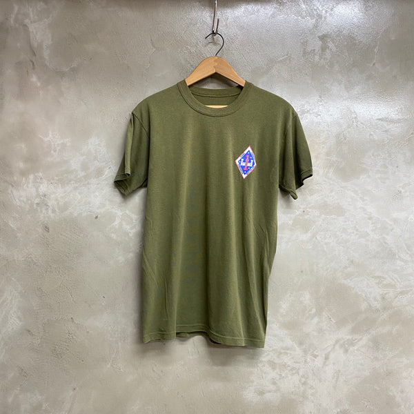 [ ONLY ONE ! ] USMC FIRST COMBAT ENGINEER BATTALION SHORT SLEEVE T-SHIRT / U.S.MILITARY