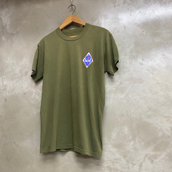 [ ONLY ONE ! ] USMC FIRST COMBAT ENGINEER BATTALION SHORT SLEEVE T-SHIRT / U.S.MILITARY