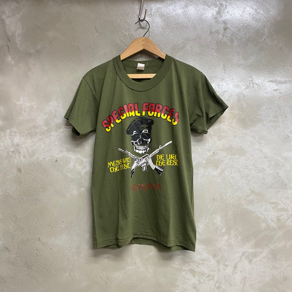 [ ONLY ONE ! ] ROTHCO SPECIAL FORCES ' OKINAWA ' SHORT SLEEVE T-SHIRT / U.S.MILITARY