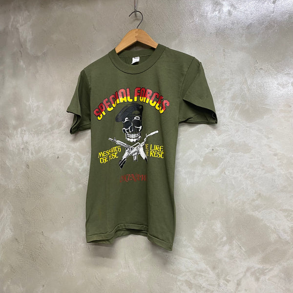 [ ONLY ONE ! ] ROTHCO SPECIAL FORCES ' OKINAWA ' SHORT SLEEVE T-SHIRT / U.S.MILITARY