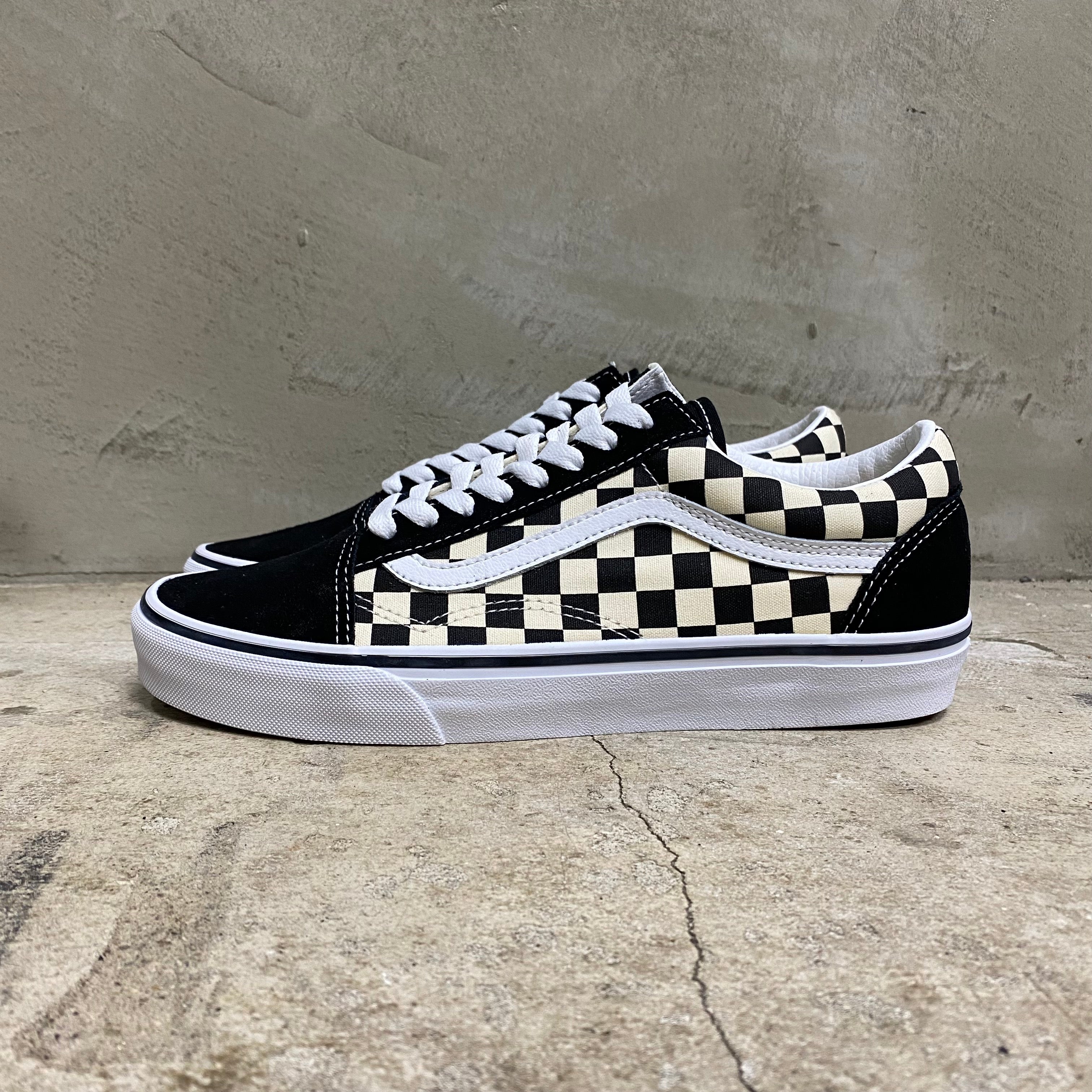 Old Skool  " PRIMARY CHECK "-VANS CLASSIC LINE-