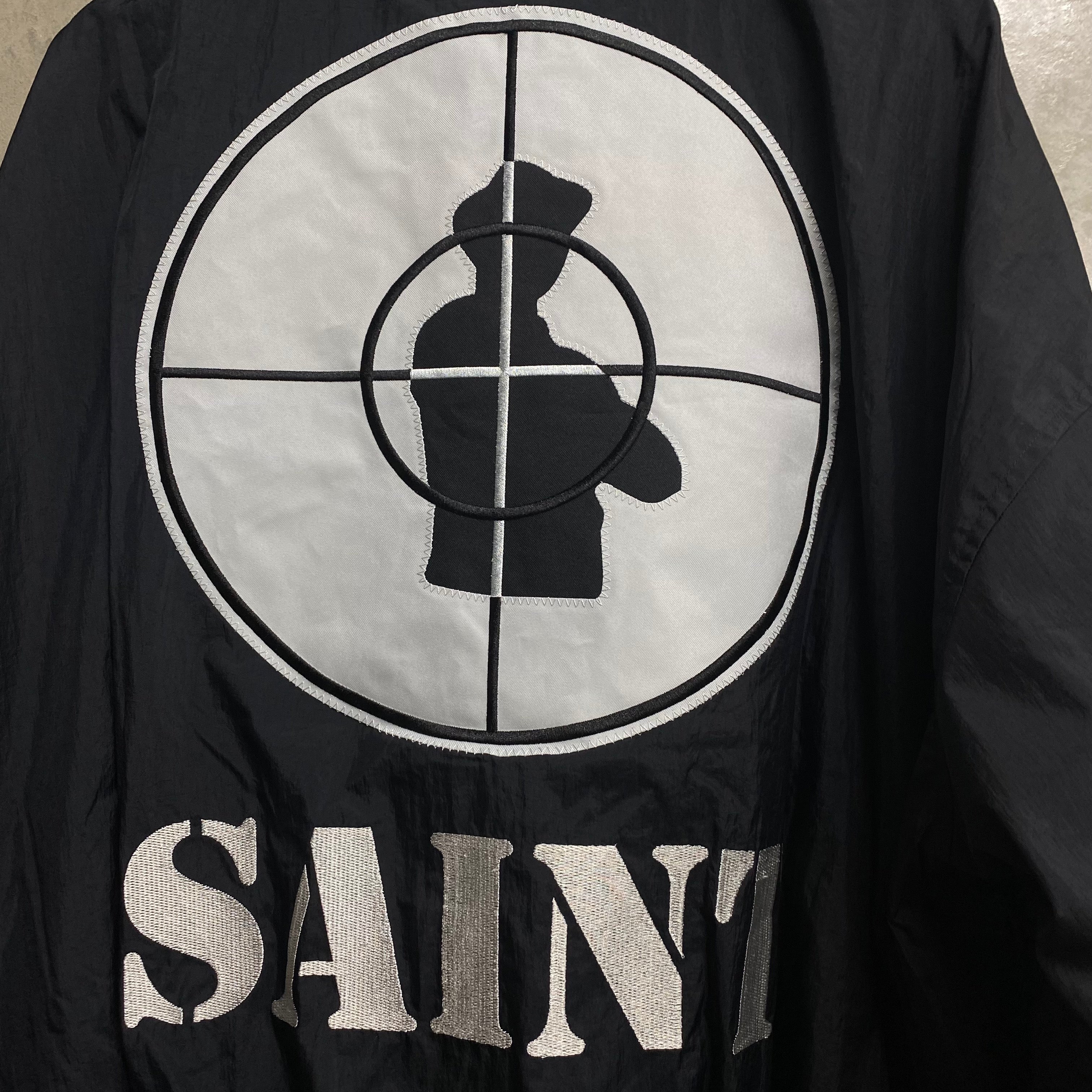 SAINT MICHAEL x PUBLIC ENEMY NYLON PULL OVER ' SNT ENEMY ' -COLLABORATION- / Saint Michael