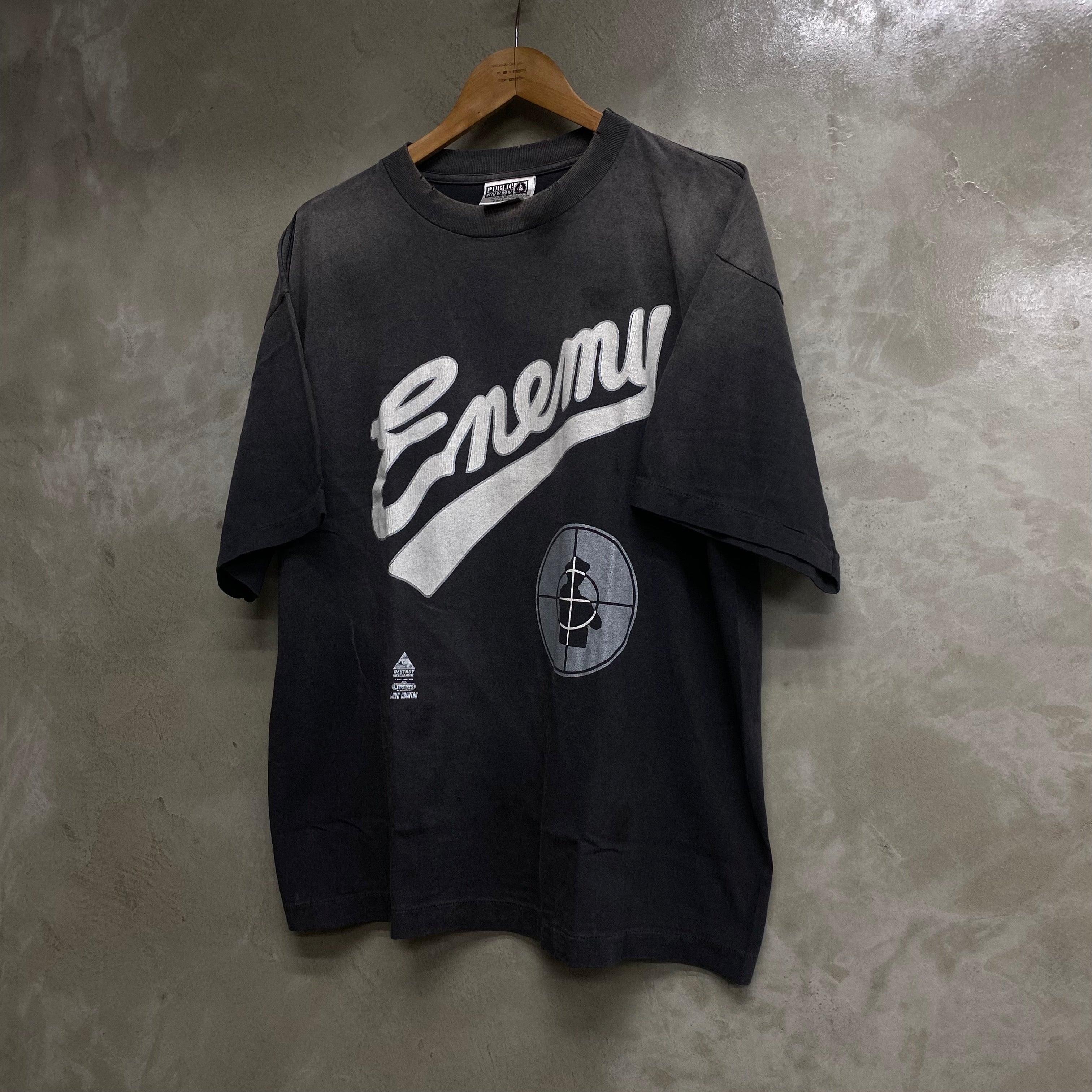 ［ FINAL ONE ! ］SAINT MICHAEL x PUBLIC ENEMY SHORT SLEEVE T-SHIRTS ' SNT ENEMY ' -COLLABORATION-/ Saint Michael