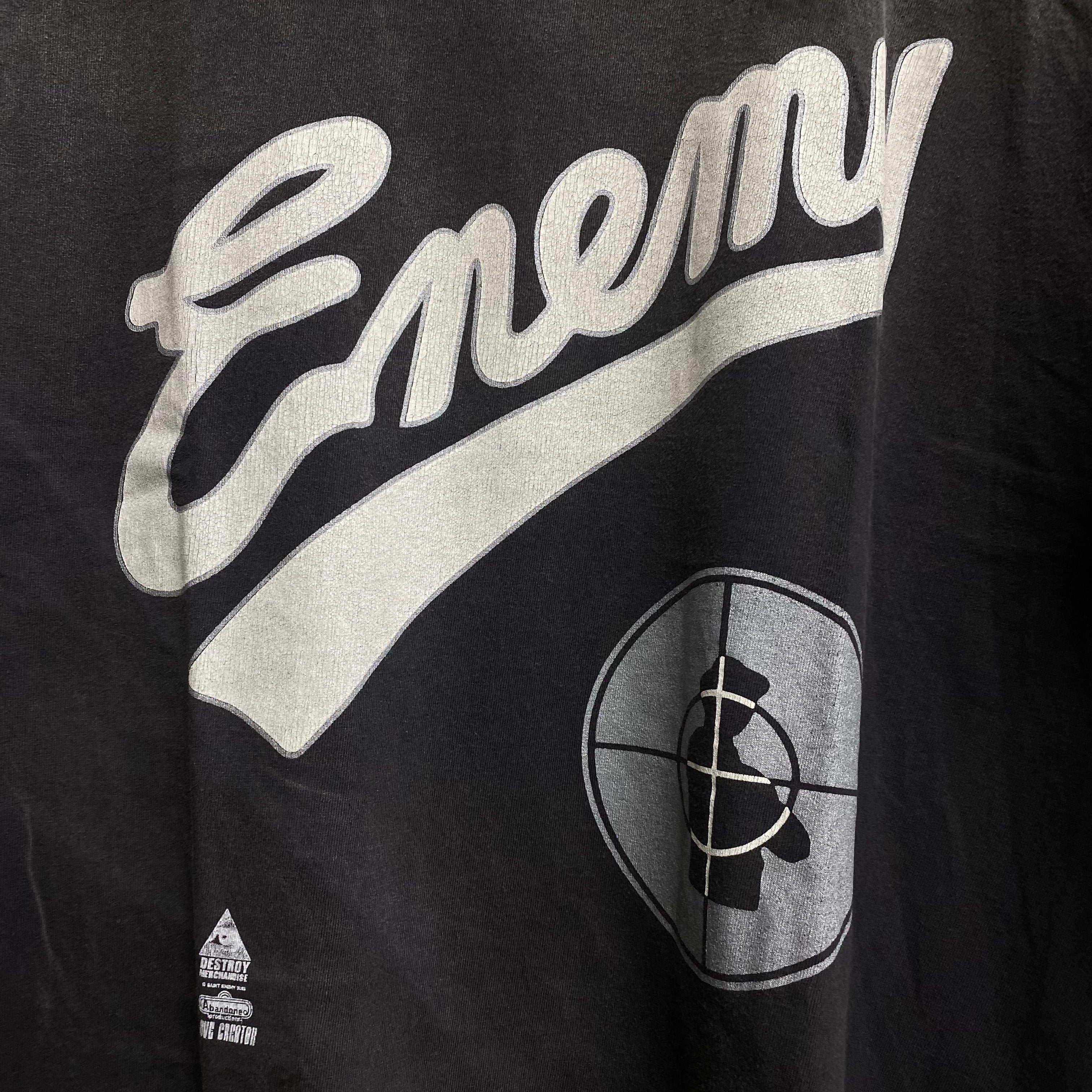 ［ FINAL ONE ! ］SAINT MICHAEL x PUBLIC ENEMY SHORT SLEEVE T-SHIRTS ' SNT ENEMY ' -COLLABORATION-/ Saint Michael