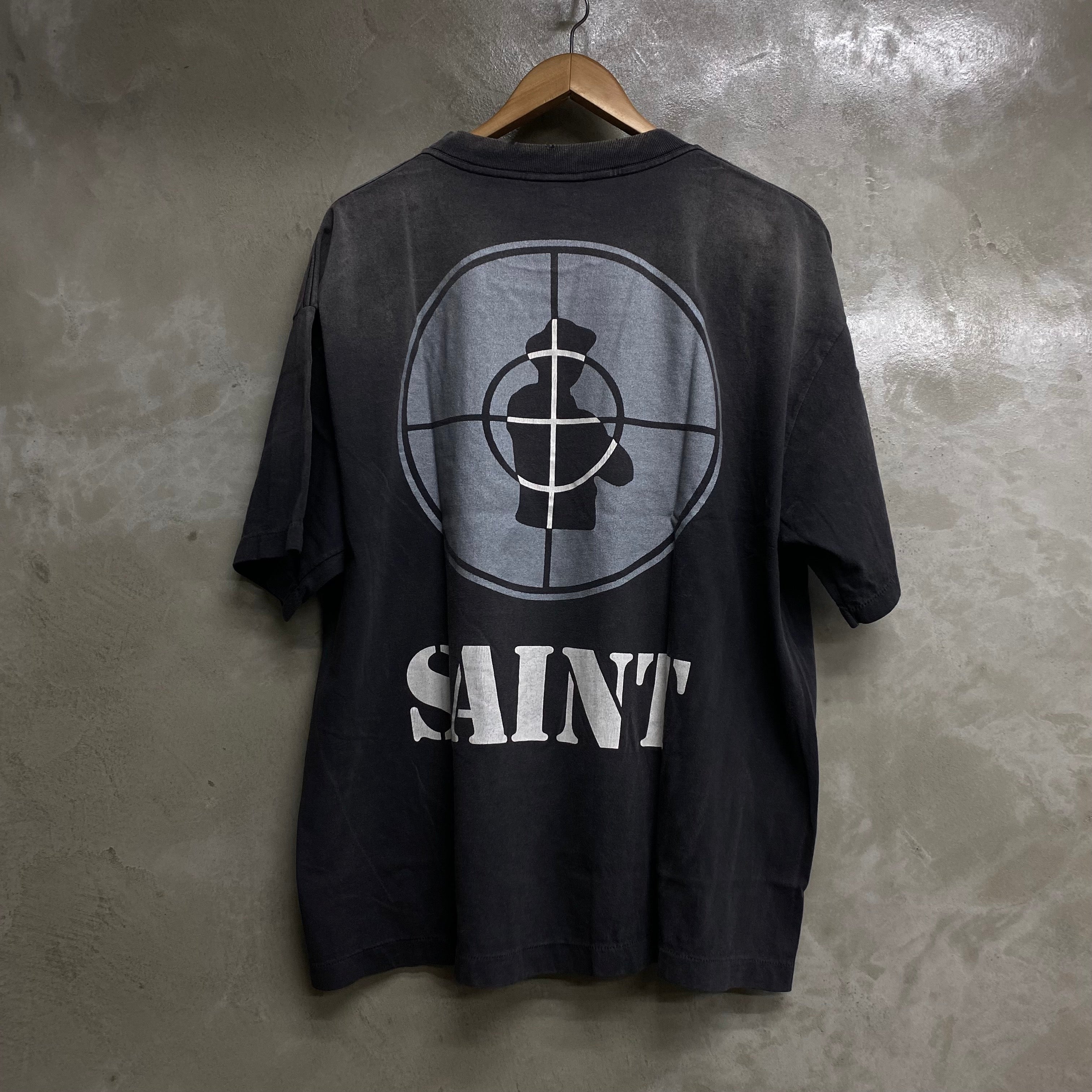 ［ FINAL ONE ! ］SAINT MICHAEL x PUBLIC ENEMY SHORT SLEEVE T-SHIRTS ' SNT ENEMY ' -COLLABORATION-/ Saint Michael