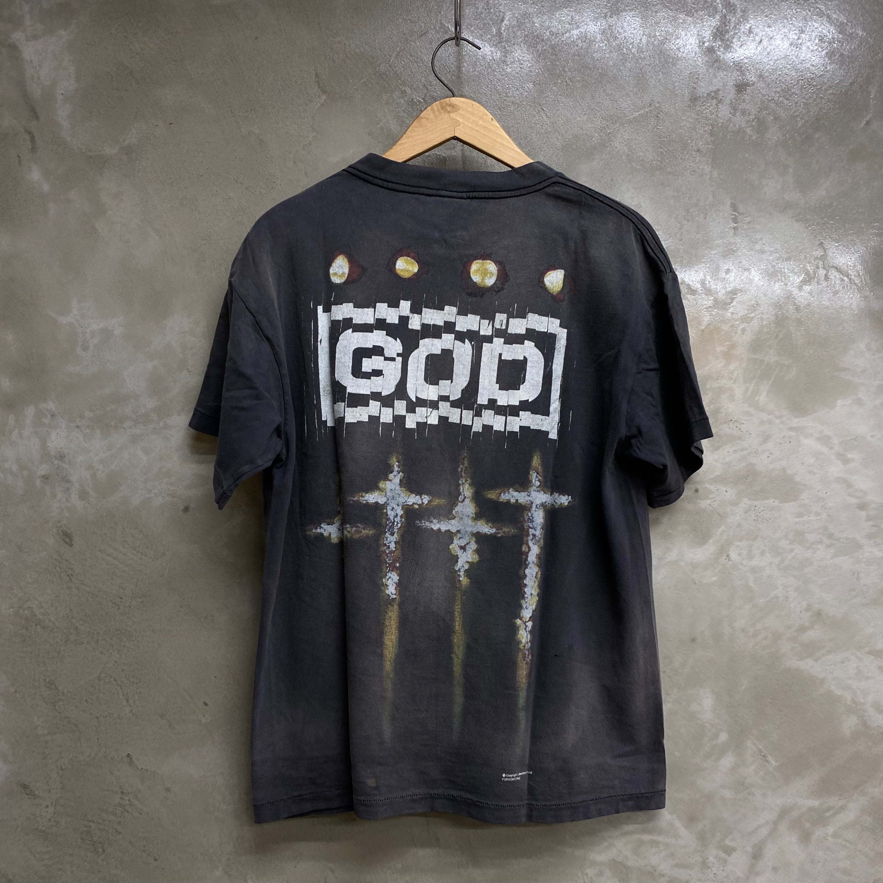 SAINT MICHAEL x FORSOMEONE T-SHIRTS ' GOD ' -COLLABORATION-/ Saint