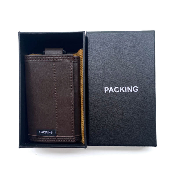LEATHER COMPACT WALLET / PACKING