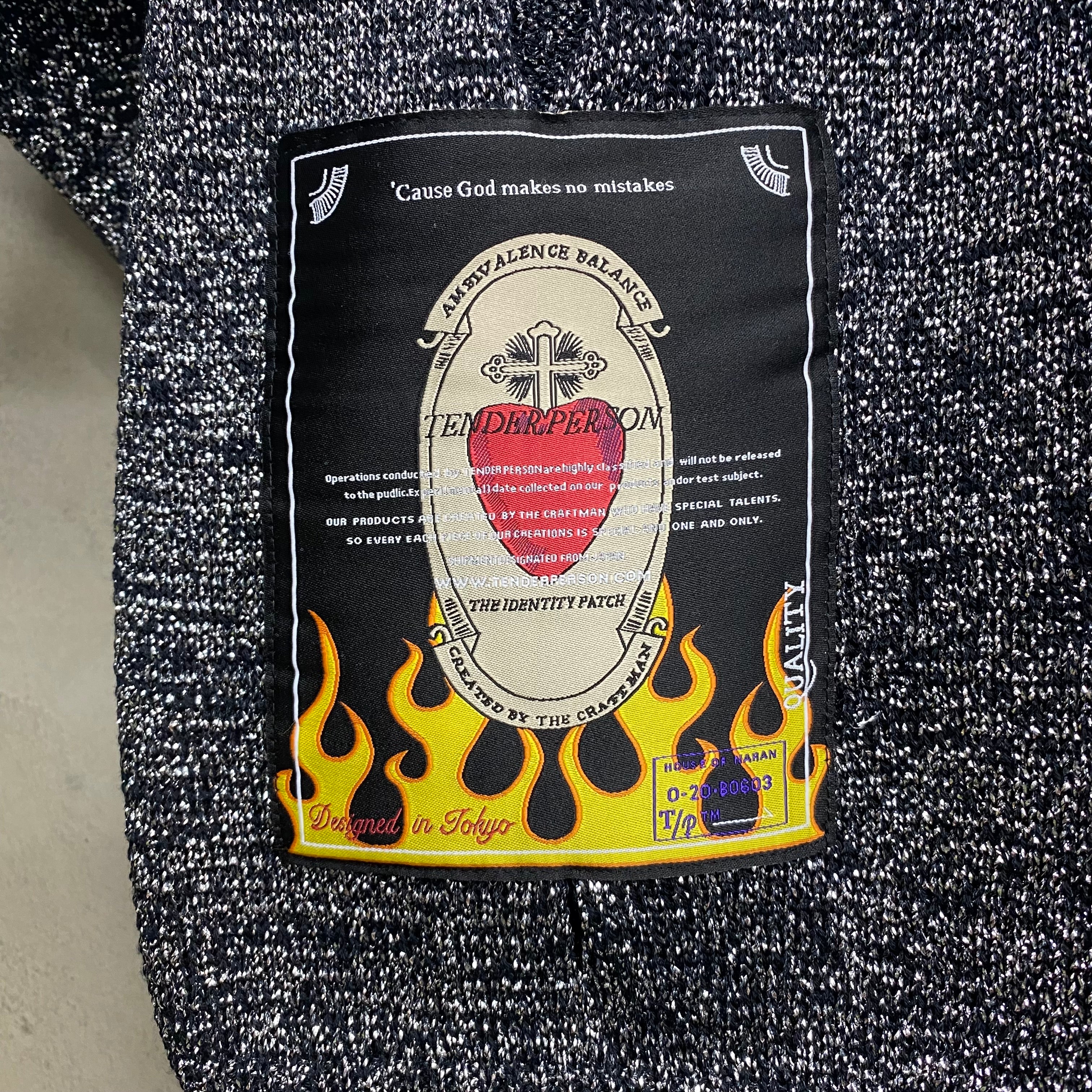 TENDER PERSON CUTTING KNIT PULLOVER / TENDER PERSON