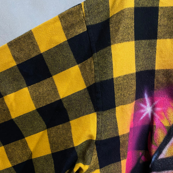 TENDER PERSON ANGEL AIRBRUSHED CHECK SHIRT / TENDER PERSON