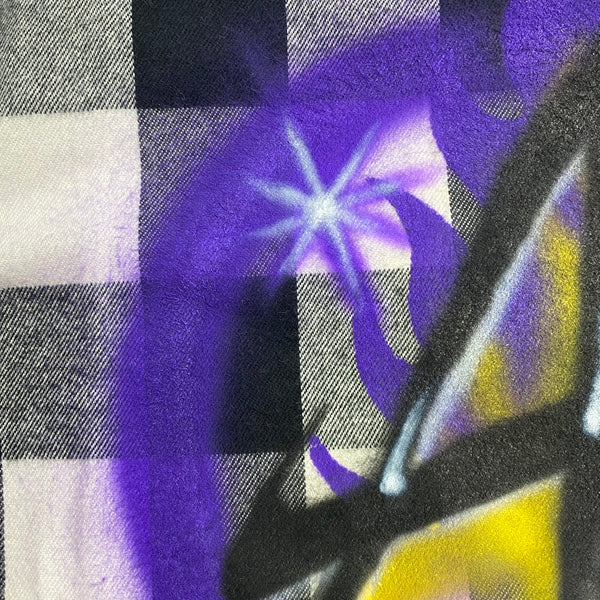 TENDER PERSON ANGEL AIRBRUSHED CHECK SHIRT / TENDER PERSON